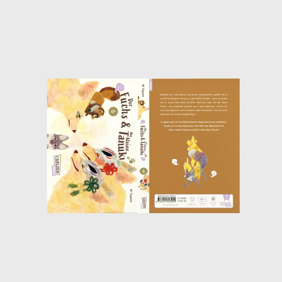 Detailansicht: Der Fuchs und der kleine Tanuki 6 (Taschenbuch)