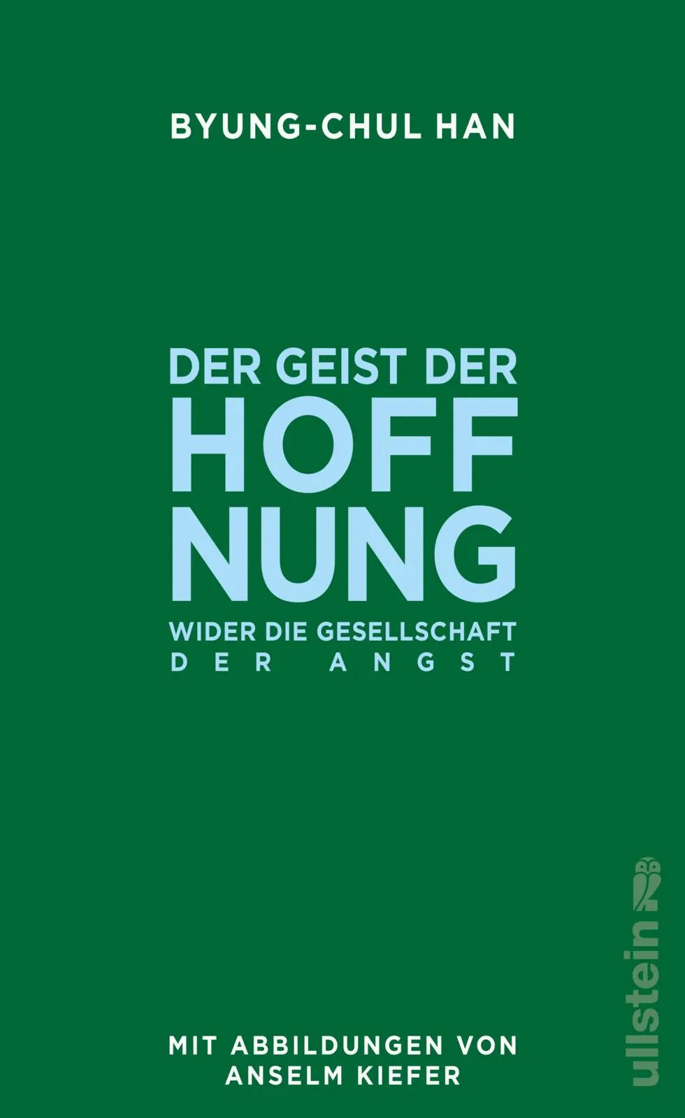 Buchcover von 'Der Geist der Hoffnung' - Gebundene Ausgabe von Byung-Chul Han