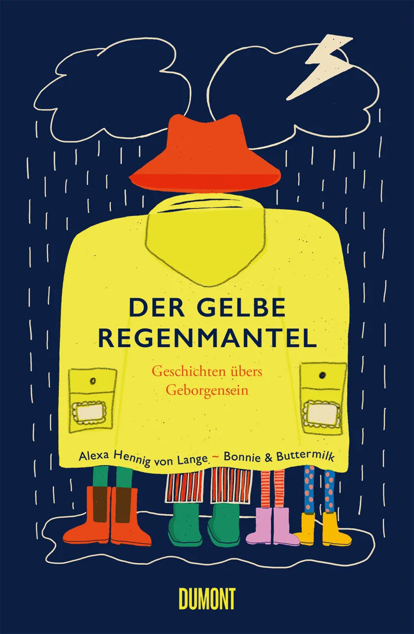 Buchcover von 'Der gelbe Regenmantel' - Gebundene Ausgabe von Alexa Hennig von Lange