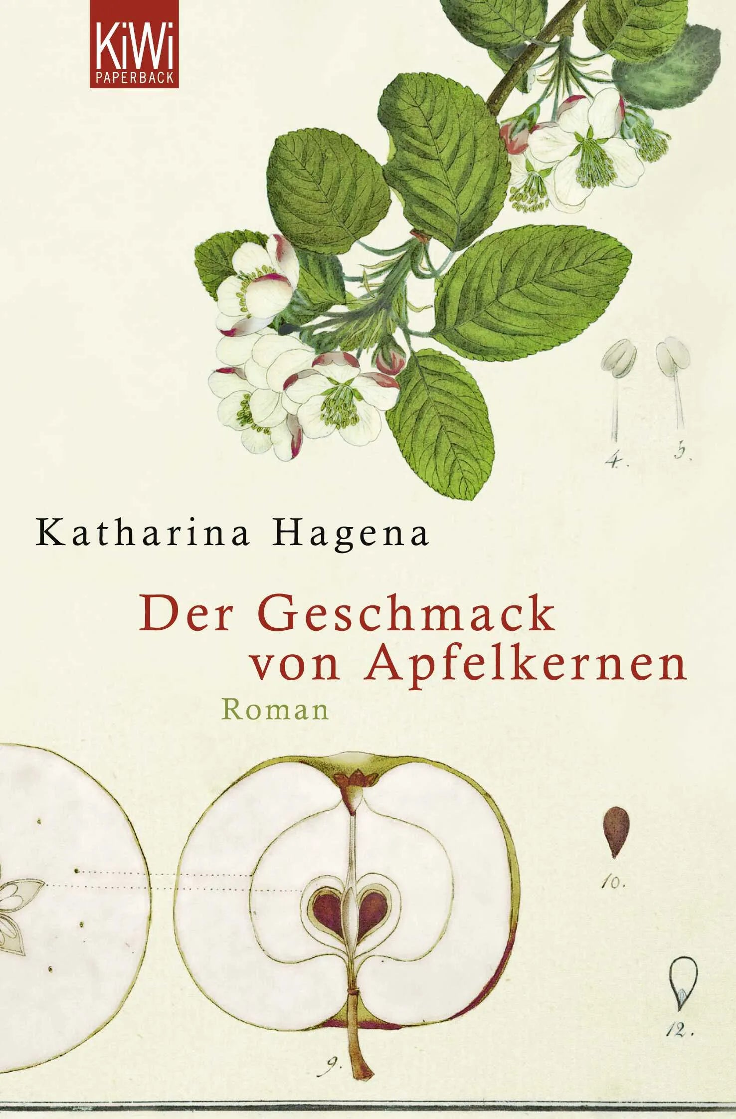 Buchcover von 'Der Geschmack von Apfelkernen' - Taschenbuch von Katharina Hagena