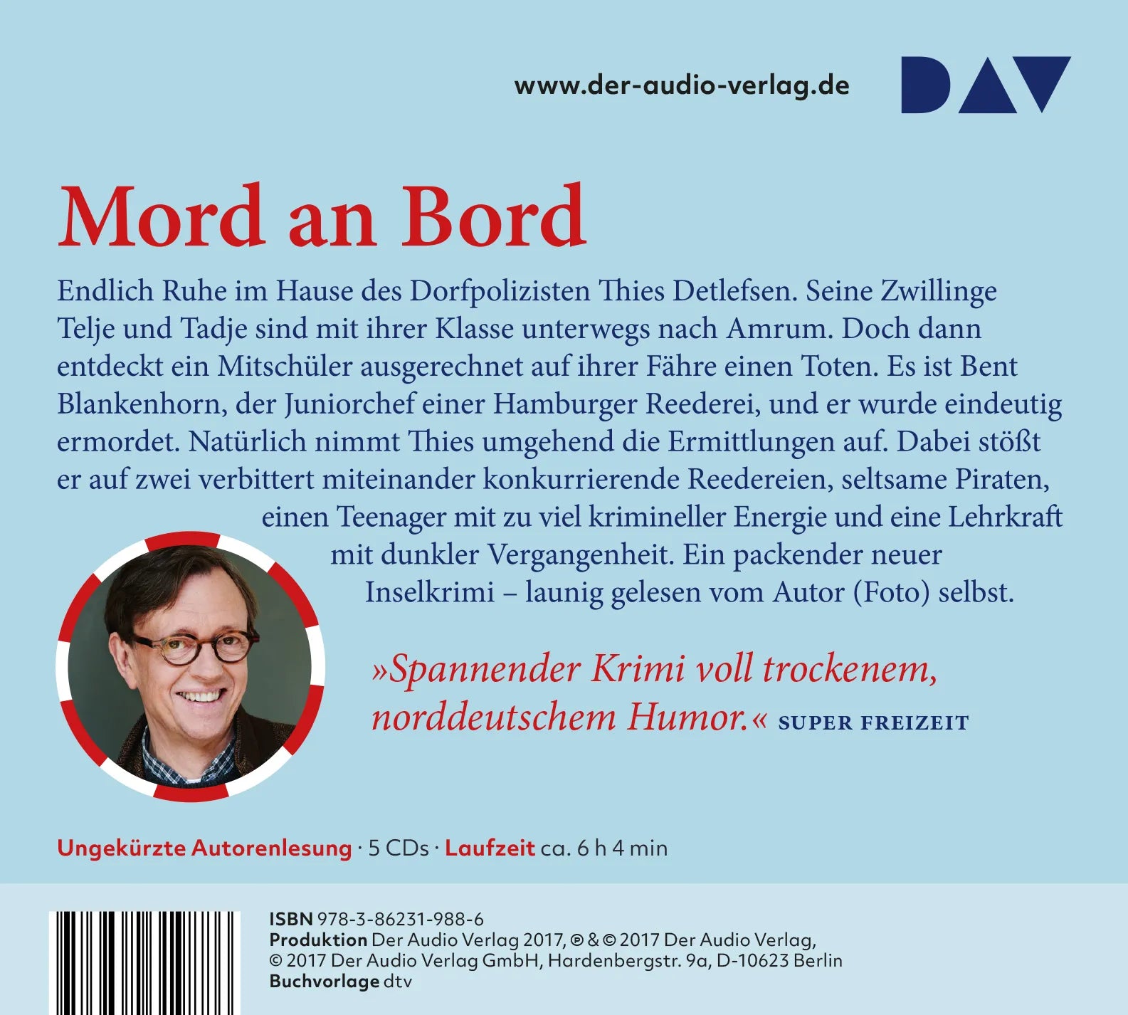 Buchrückseite von 'Der Geschmack von Laub und Erde. Wie ich versuchte, als Tier zu leben' mit Klappentext - Hörbuch (CD)