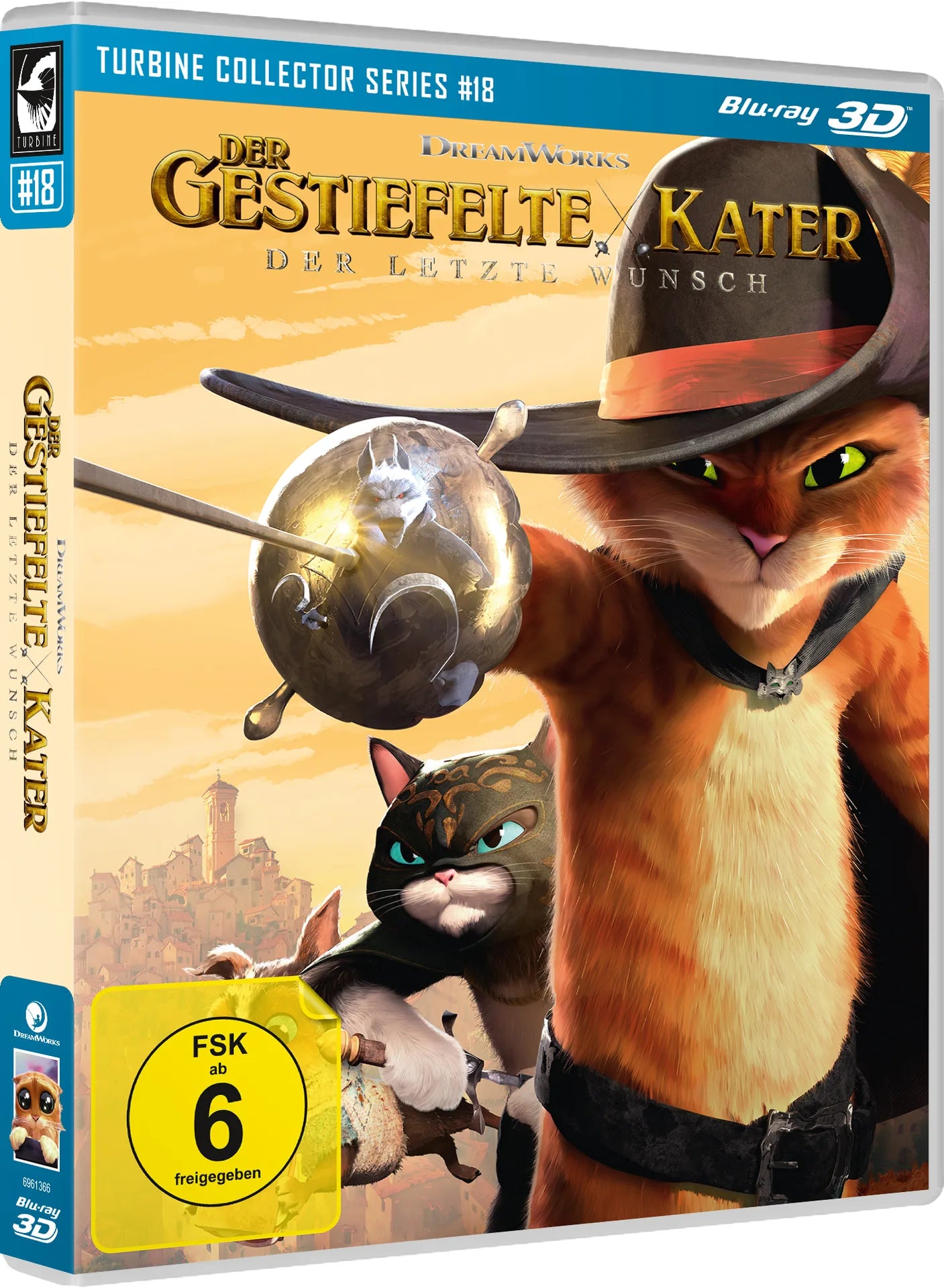Produktansicht 1 von Der gestiefelte Kater: Der letzte Wunsch – Blu-ray