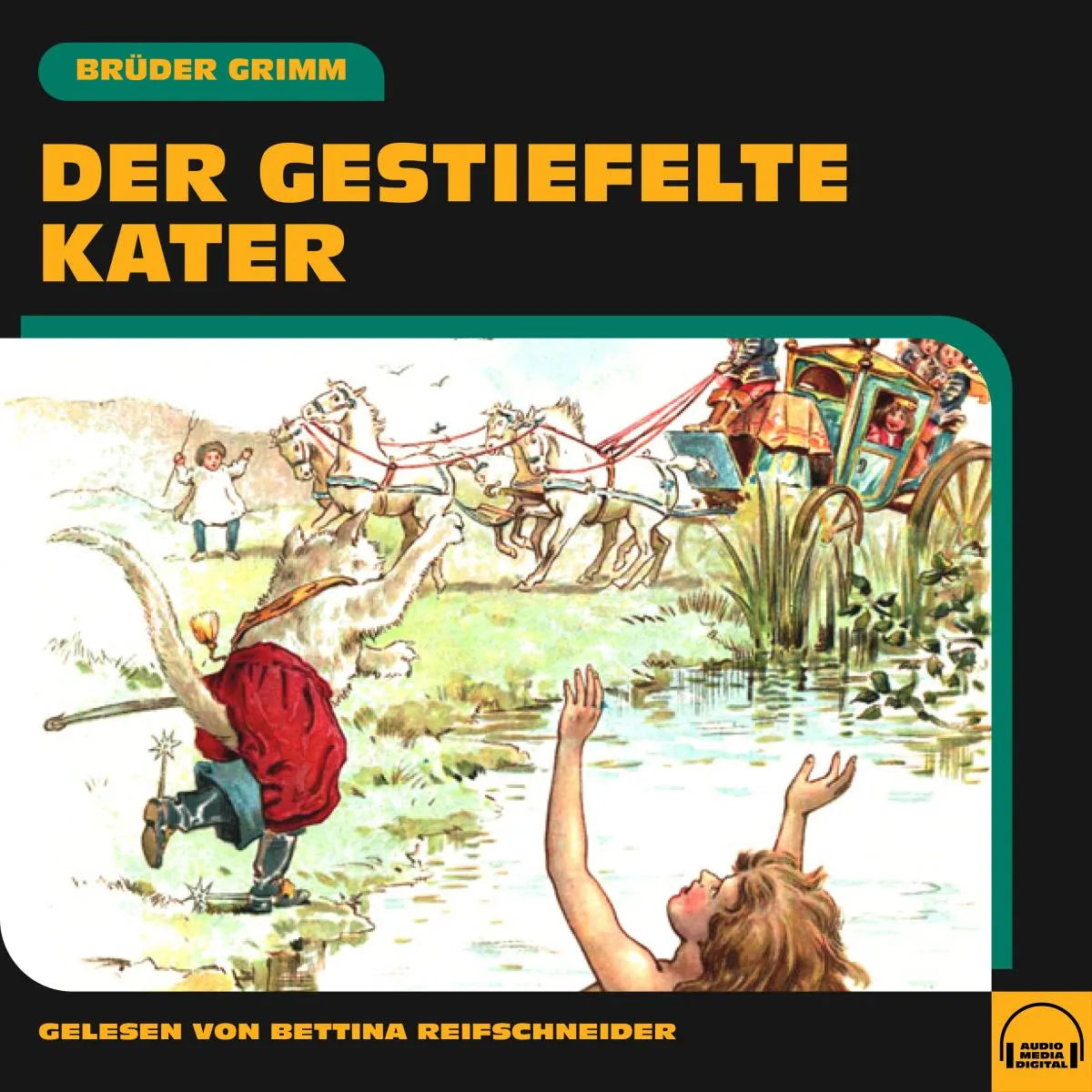 Cover: Der gestiefelte Kater (Hörbuch Download) von Brüder Grimm