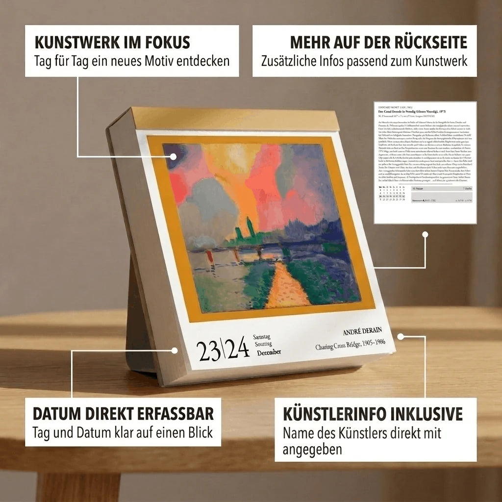 Der Goldene DUMONT-Kunstkalender 2027 – Ansicht