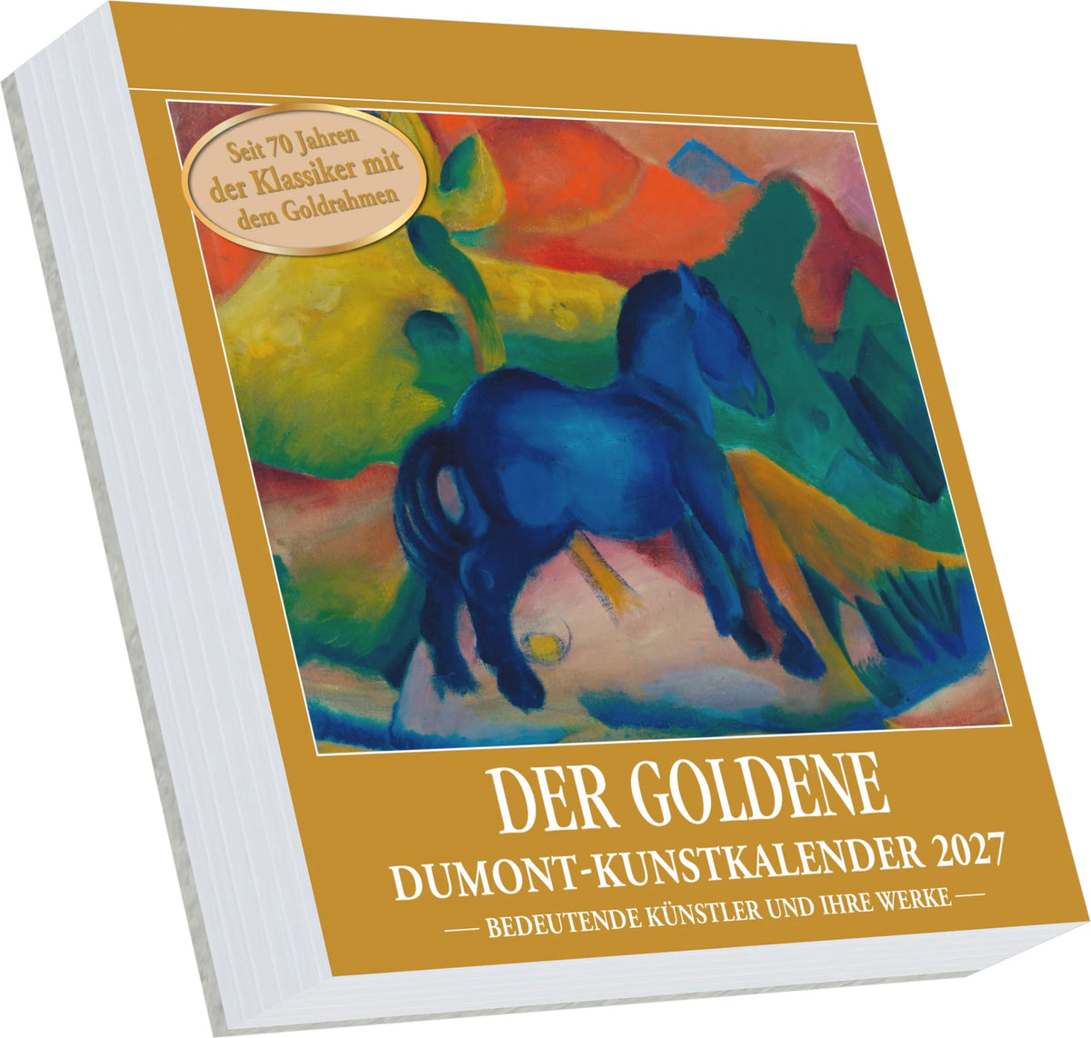 Tischkalender: Der Goldene DUMONT-Kunstkalender 2027