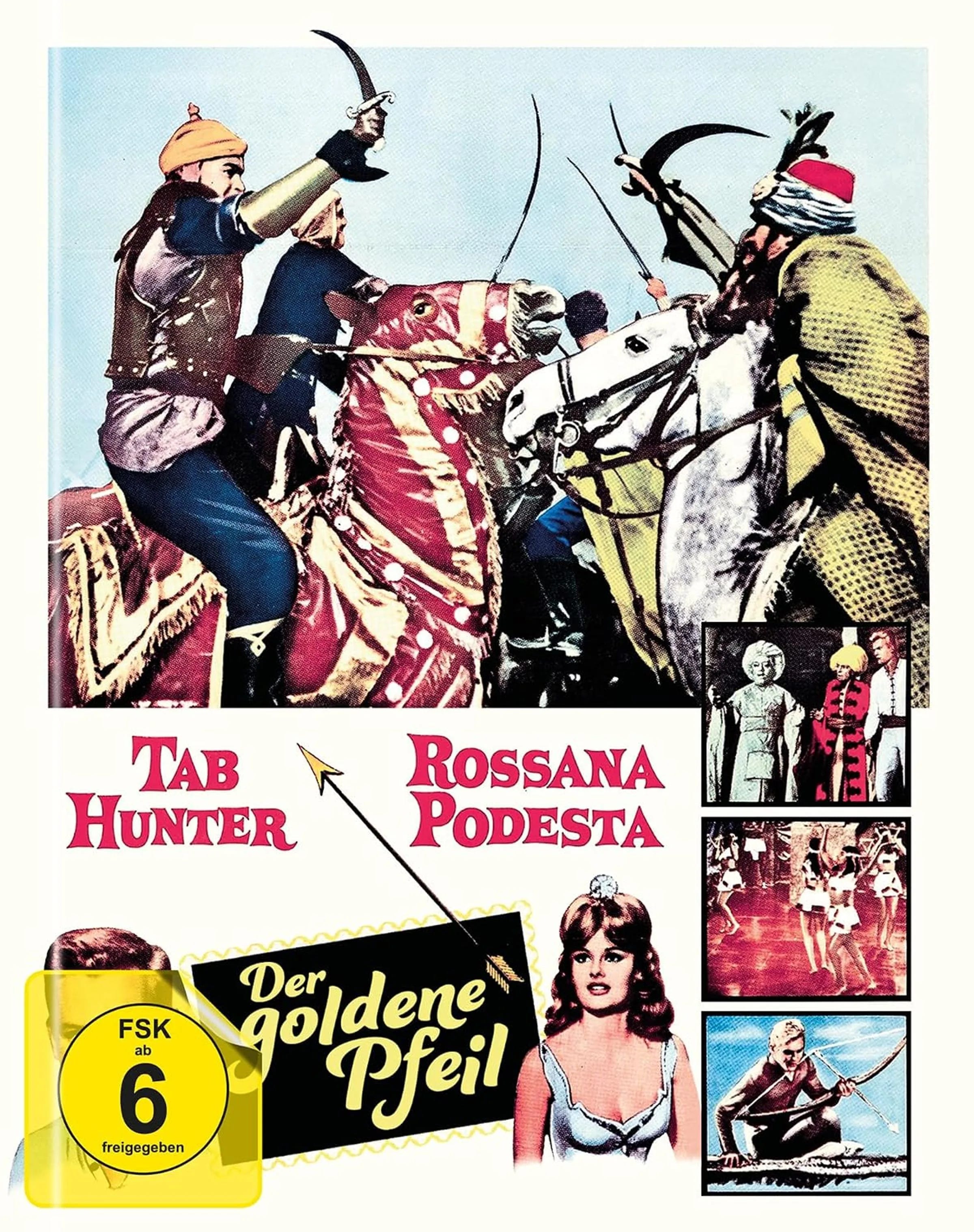 Blu-ray-Cover: Der goldene Pfeil. Regie: Antonio Margheriti