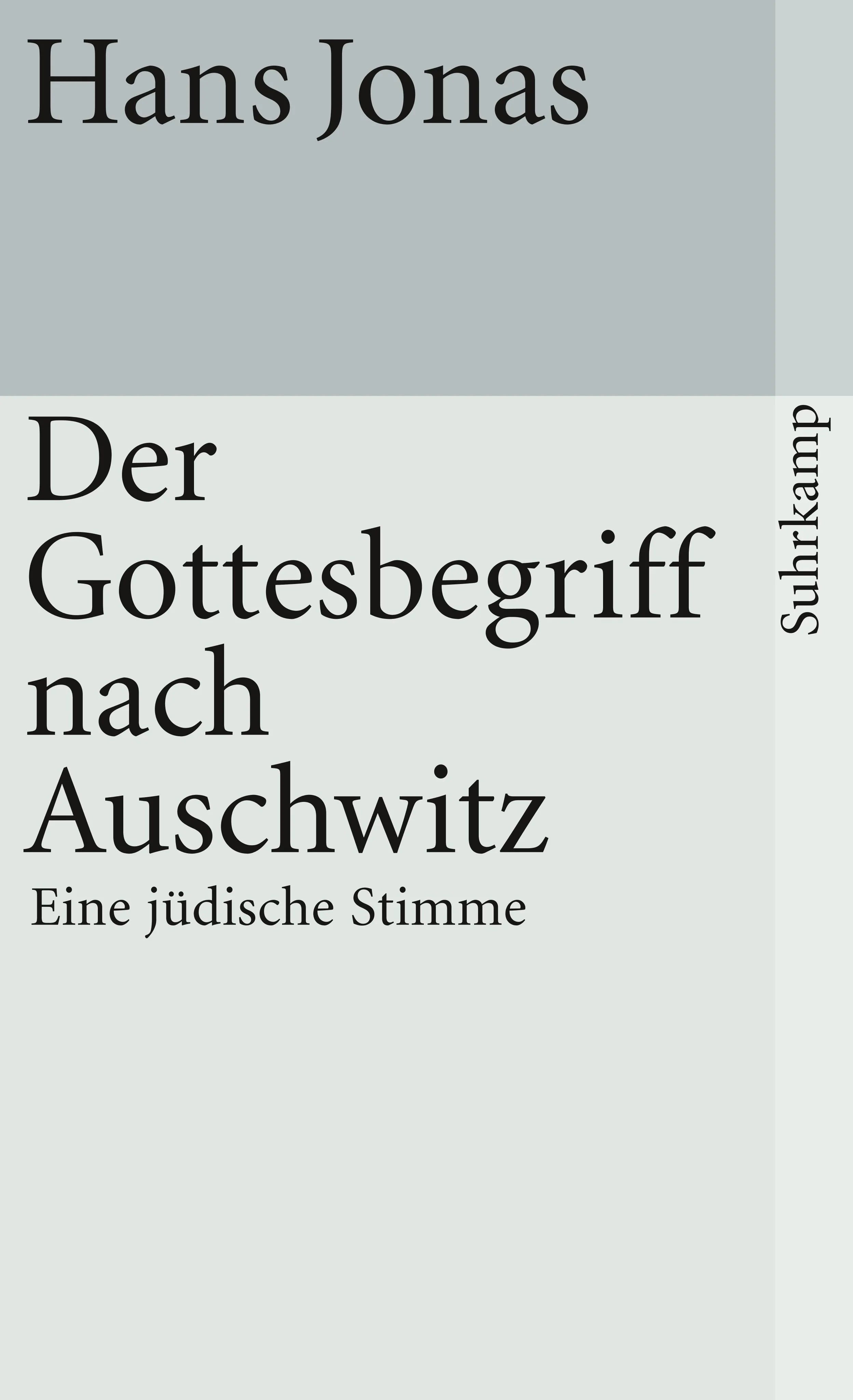 Buchcover von 'Der Gottesbegriff nach Auschwitz' - Taschenbuch von Hans Jonas