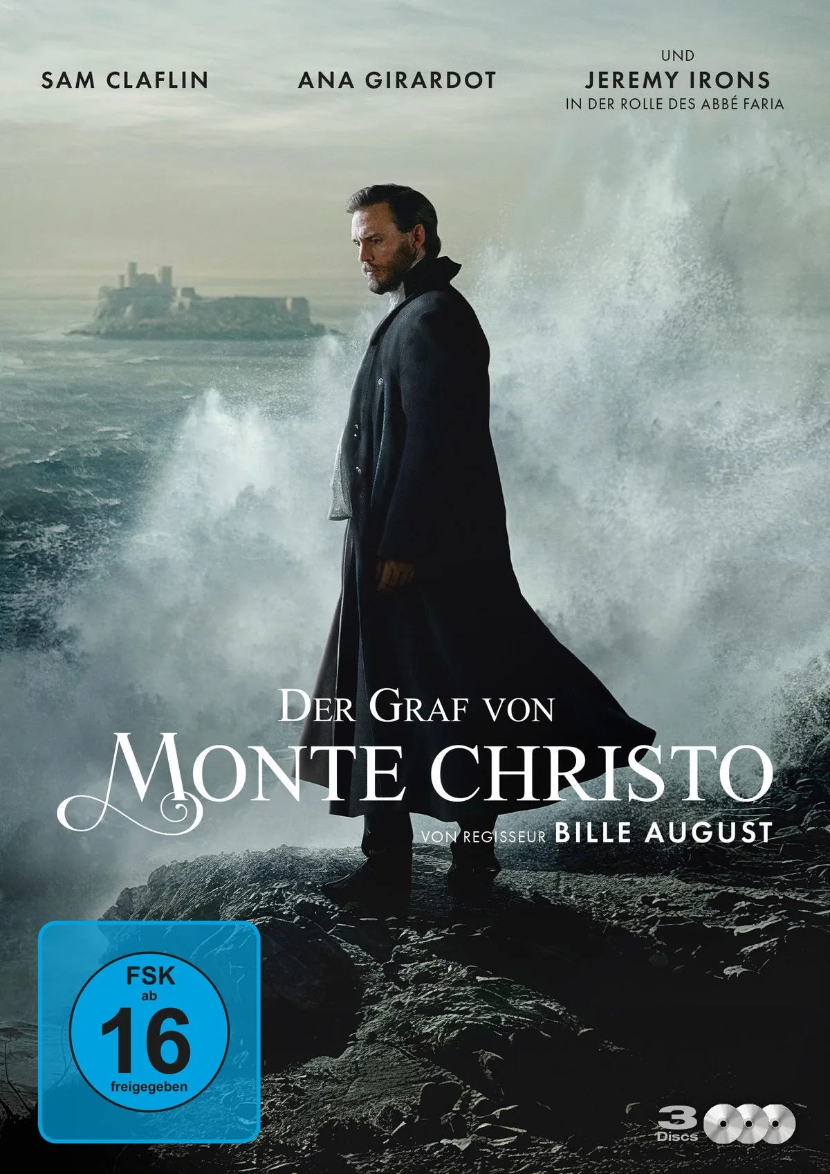 DVD-Cover: Der Graf von Monte Christo. Regie: Bille August