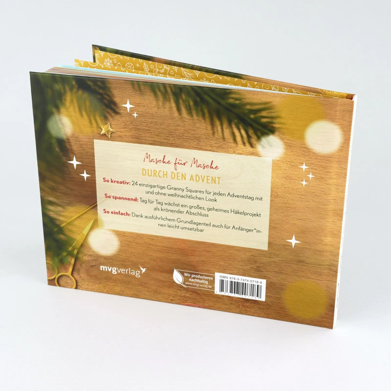 Innenansicht von 'Der Granny-Squares-Adventskalender' - Gebundene Ausgabe