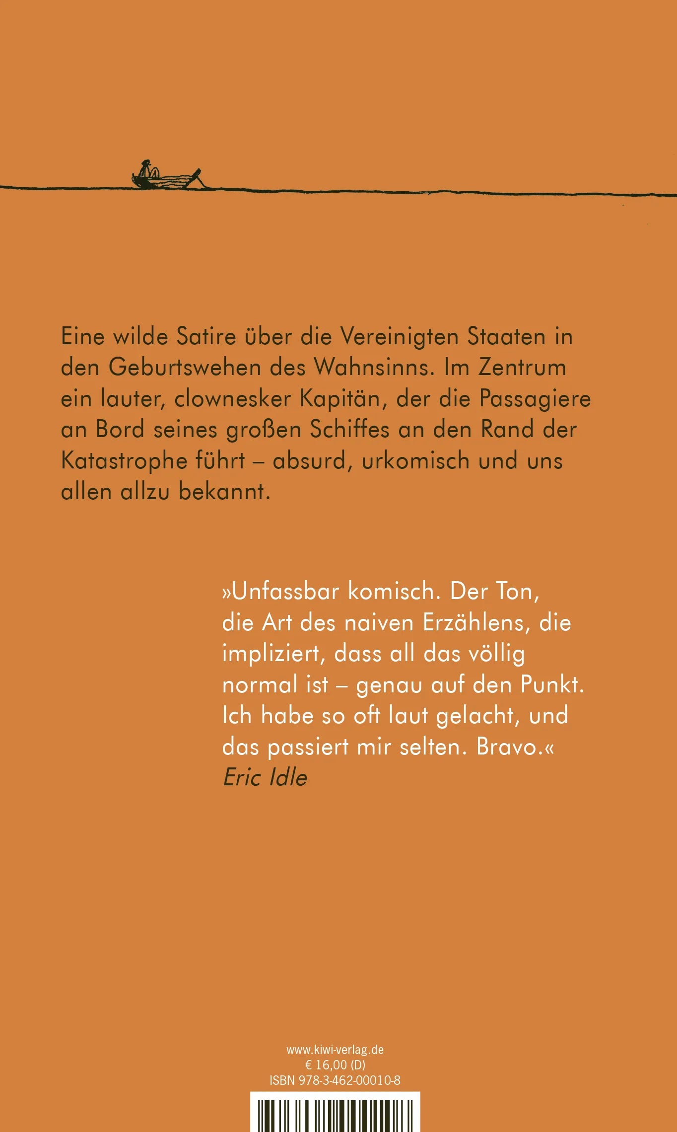 Buchrückseite von 'Der größte Kapitän aller Zeiten' mit Klappentext - Gebundene Ausgabe