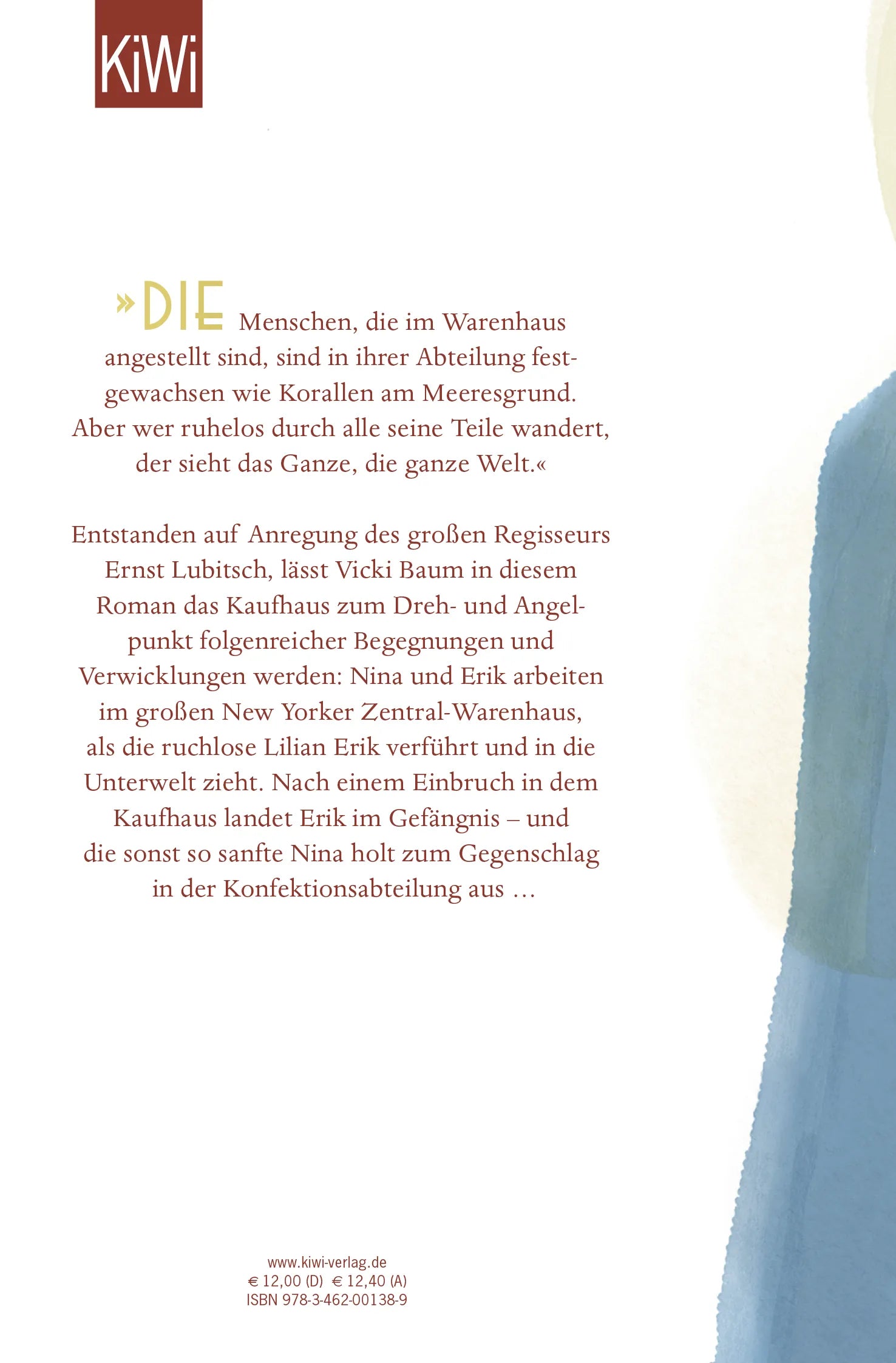 Buchrückseite von 'Der große Ausverkauf' mit Klappentext - Taschenbuch
