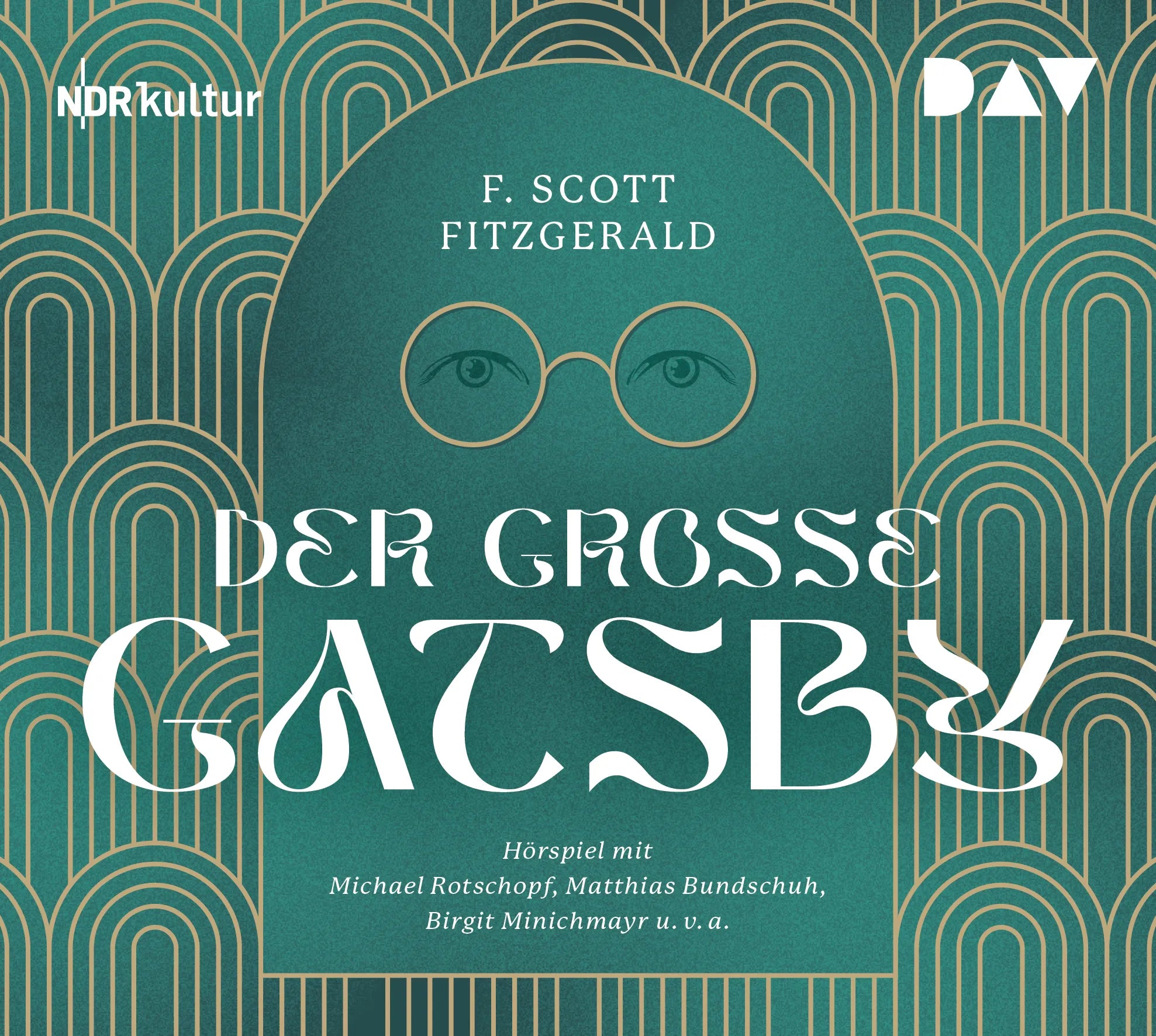 Buchcover von 'Der große Gatsby' - Hörbuch (CD) von F. Scott Fitzgerald