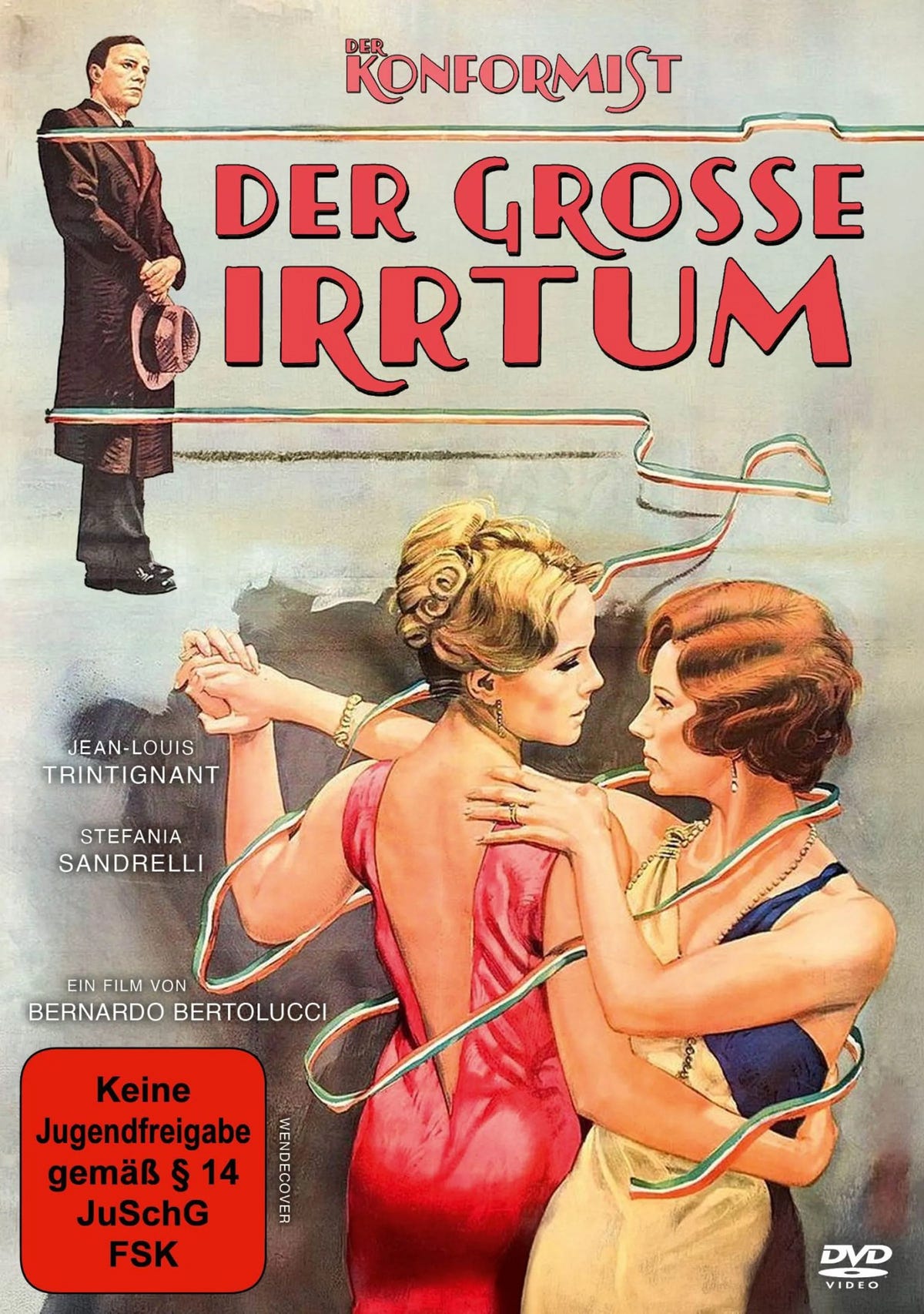 DVD-Cover: Der große Irrtum. Regie: Bernardo Bertolucci