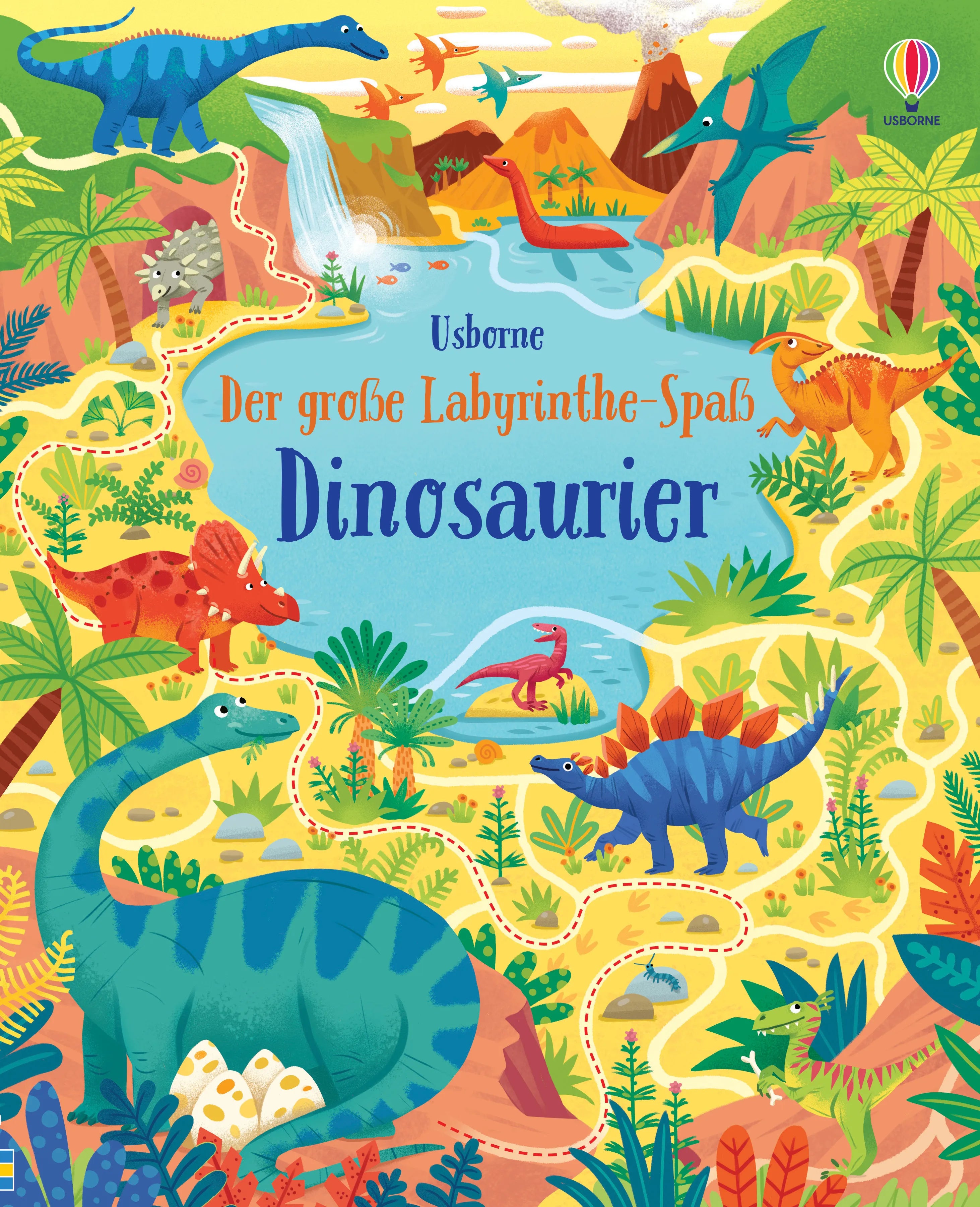 Buchcover von 'Der große Labyrinthe-Spaß: Dinosaurier' - Taschenbuch von Sam Smith