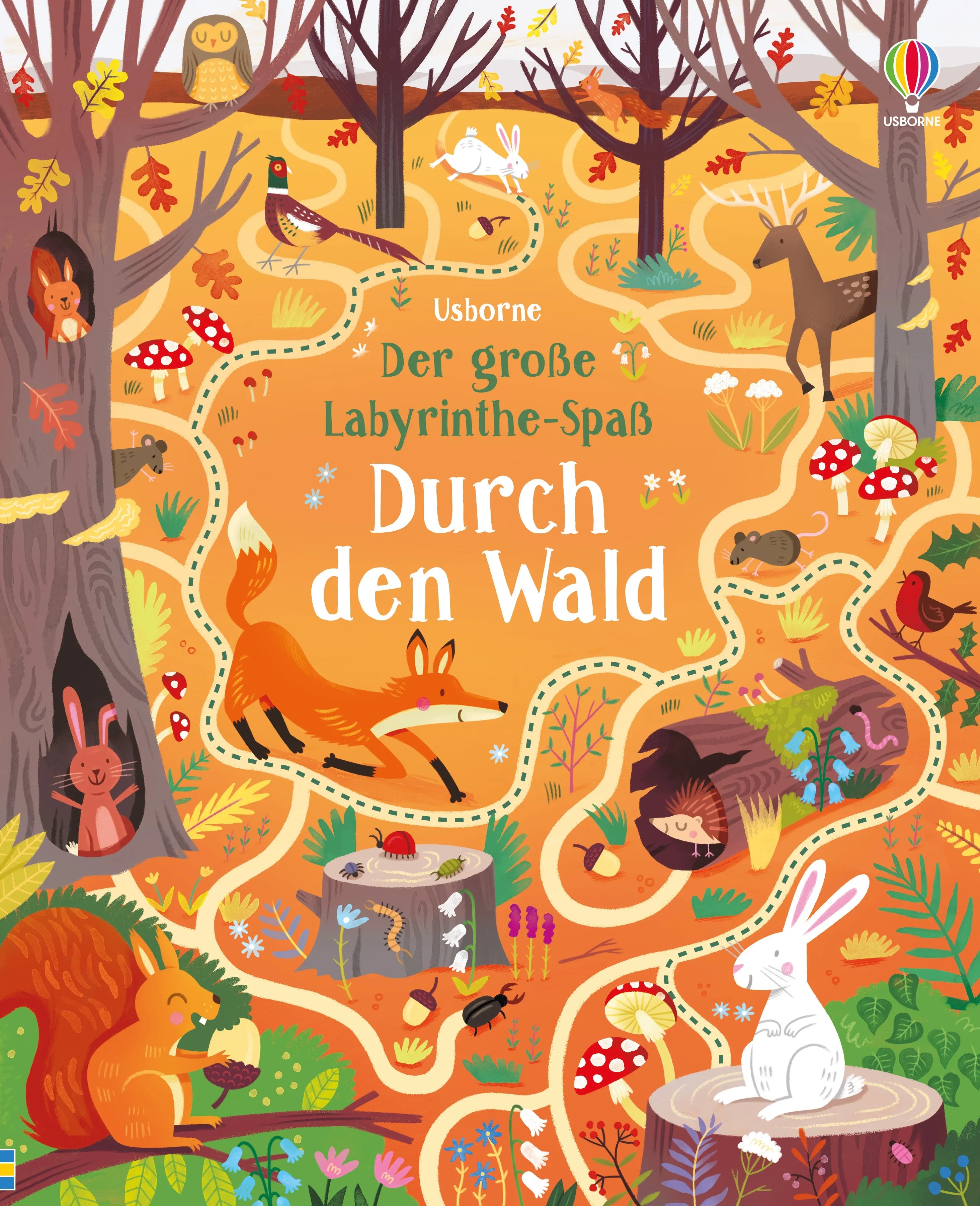 Buchcover von 'Der große Labyrinthe-Spaß: Durch den Wald' - Taschenbuch von Sam Smith