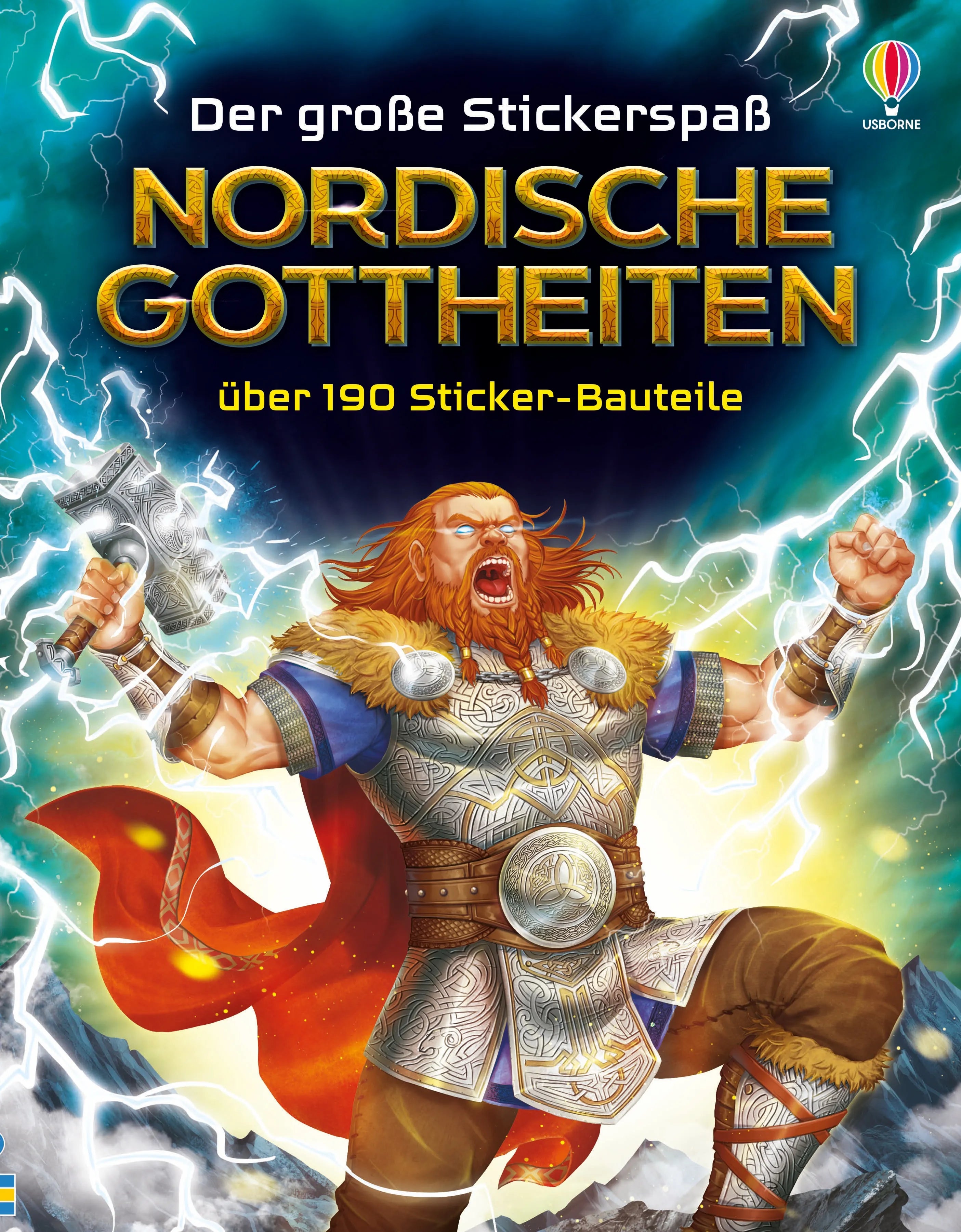 Cover: Der große Stickerspaß: Nordische Gottheiten (Taschenbuch) von Simon Tudhope