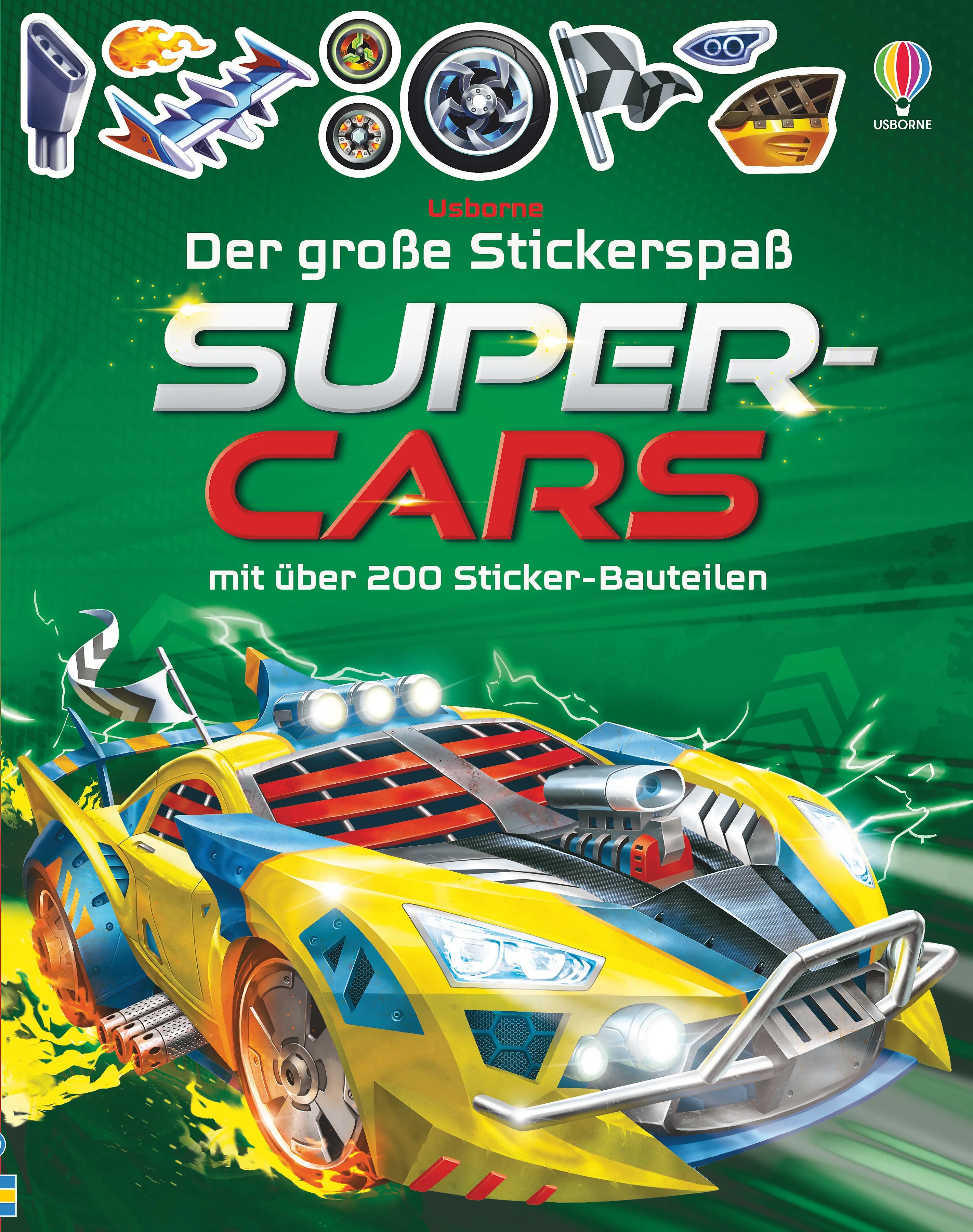 Buchcover von 'Der große Stickerspaß: Supercars' - Taschenbuch von Simon Tudhope