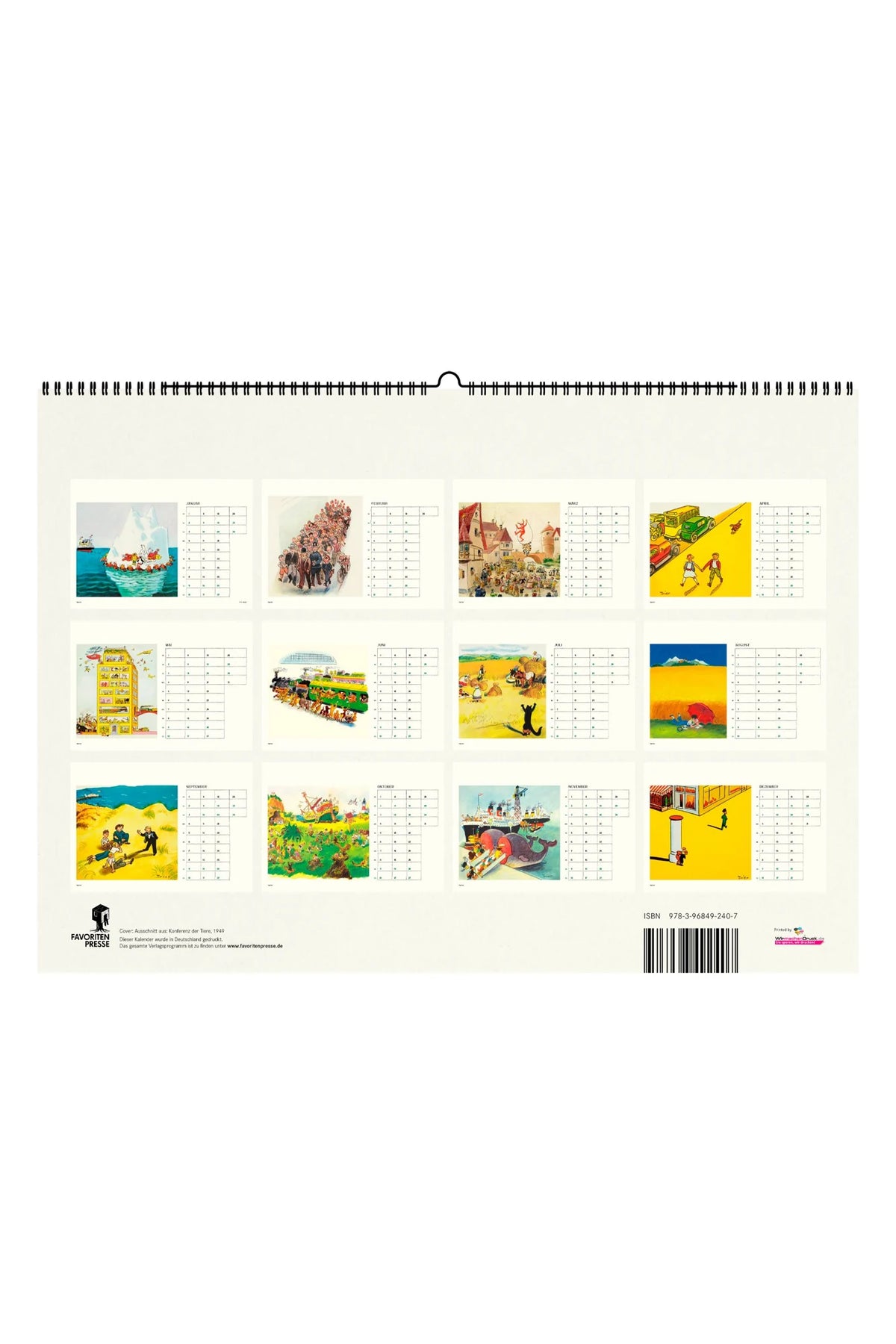 Der große Walter-Trier-Kalender 2027 – Ansicht