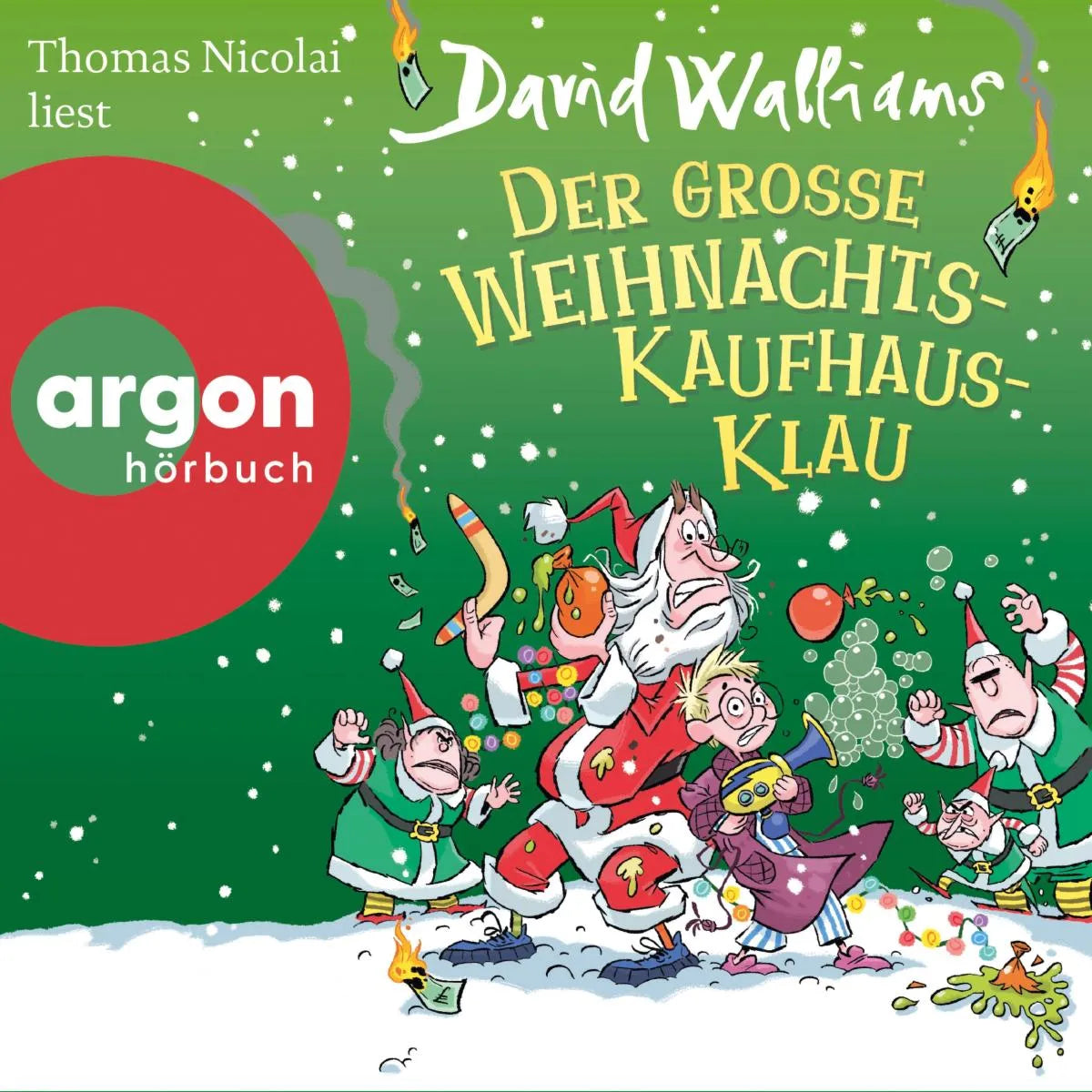 Cover: Der große Weihnachts-Kaufhaus-Klau (Hörbuch Download) von David Walliams