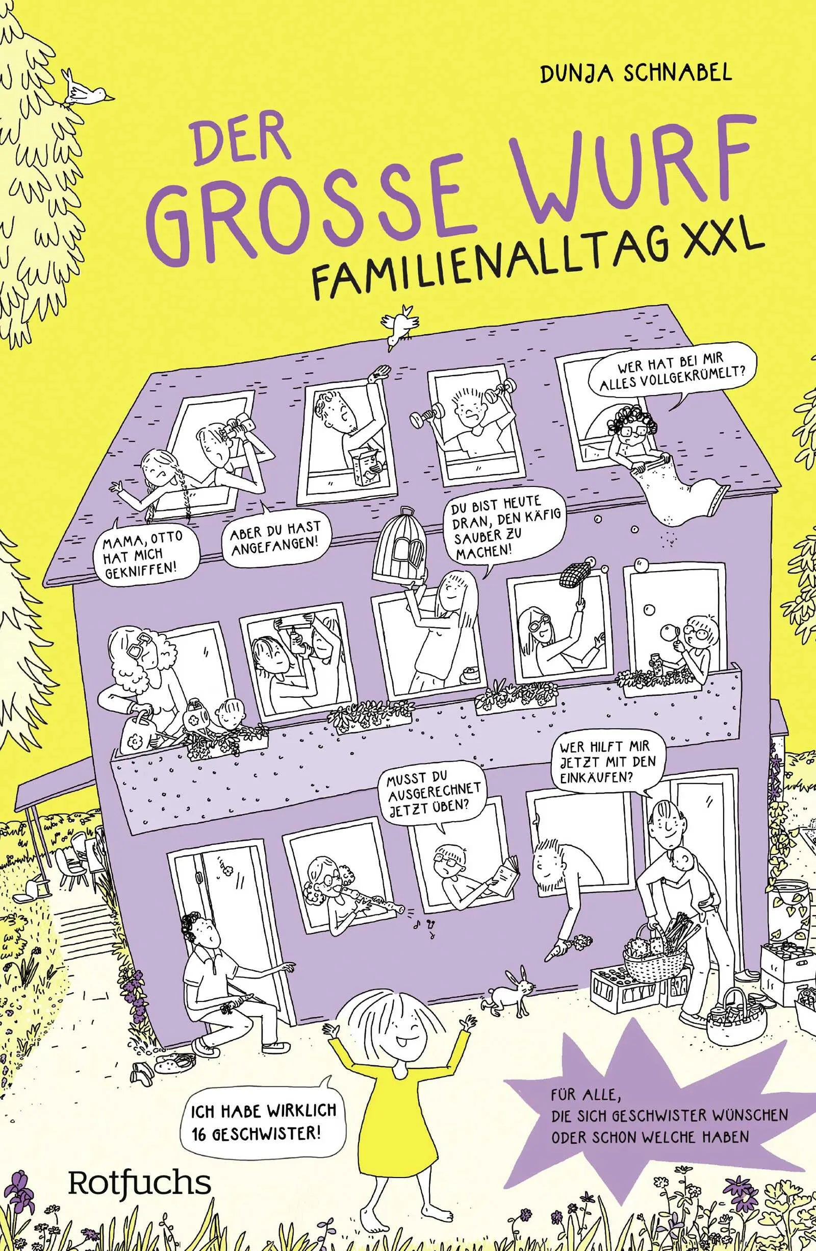 Buchcover von 'Der große Wurf' - Gebundene Ausgabe von Dunja Schnabel