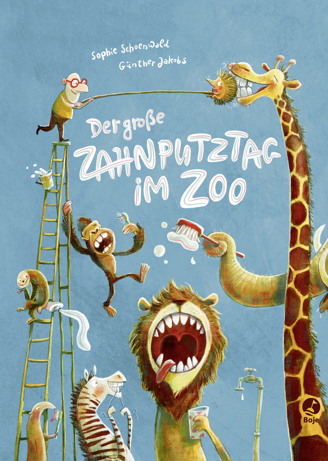 Buchcover von 'Der große Zahnputztag im Zoo' - Gebundene Ausgabe von Sophie Schoenwald