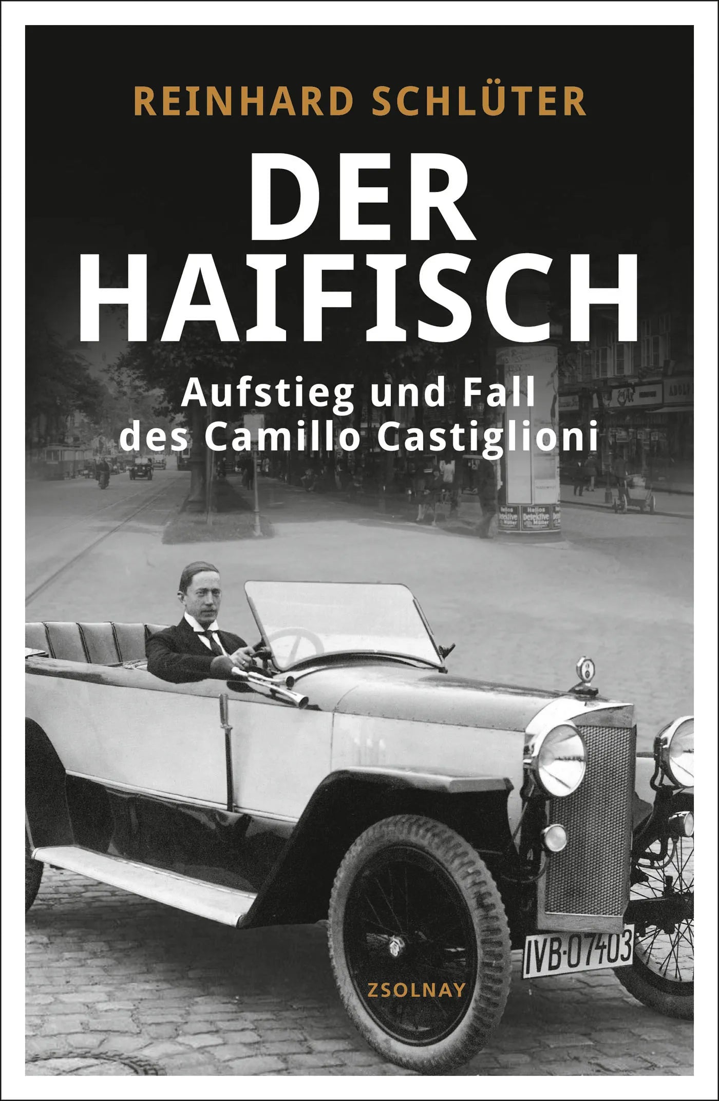 Buchcover von 'Der Haifisch' - Gebundene Ausgabe von Reinhard Schlüter