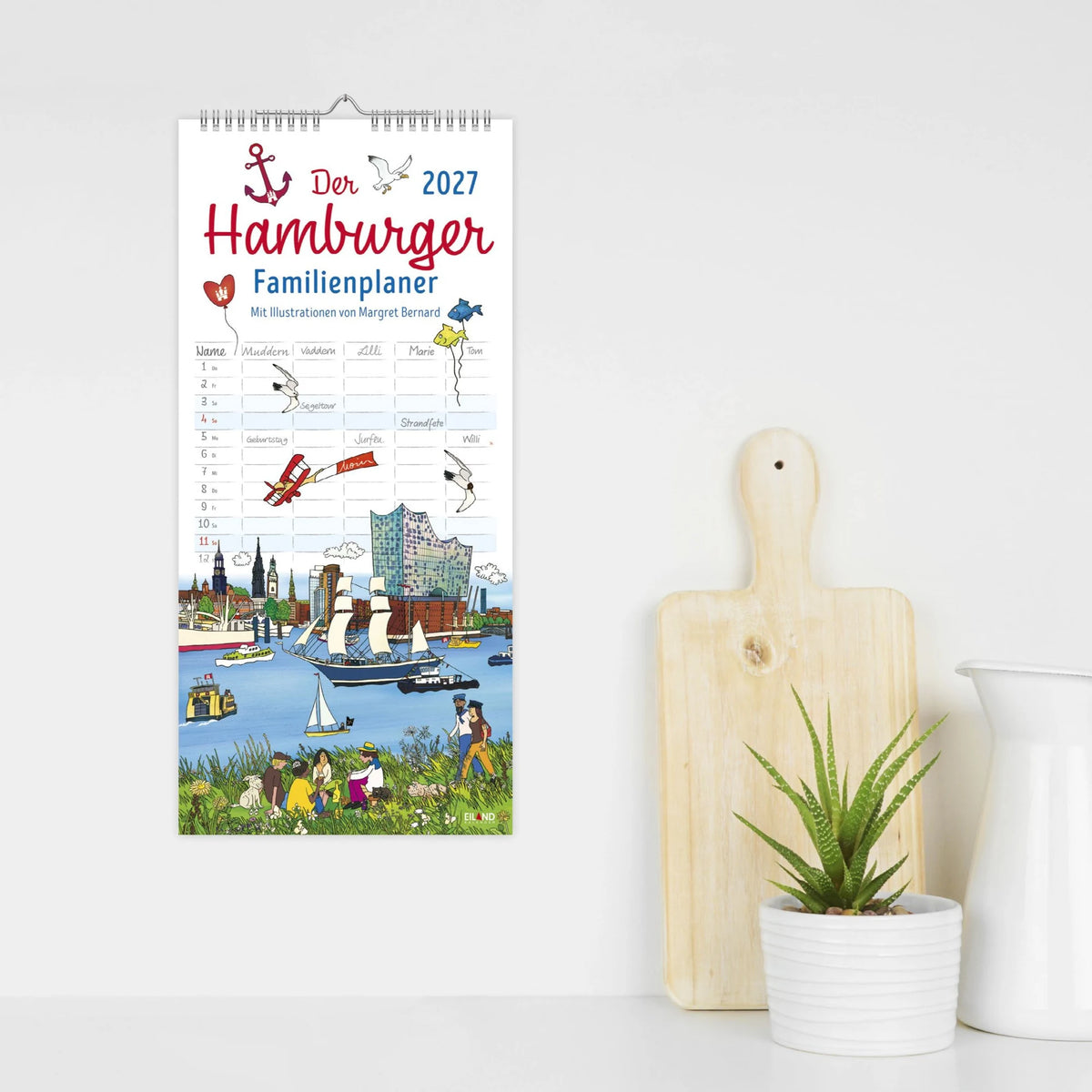 Der Hamburger Familienplaner 2027 - Margret Bernard – Ansicht
