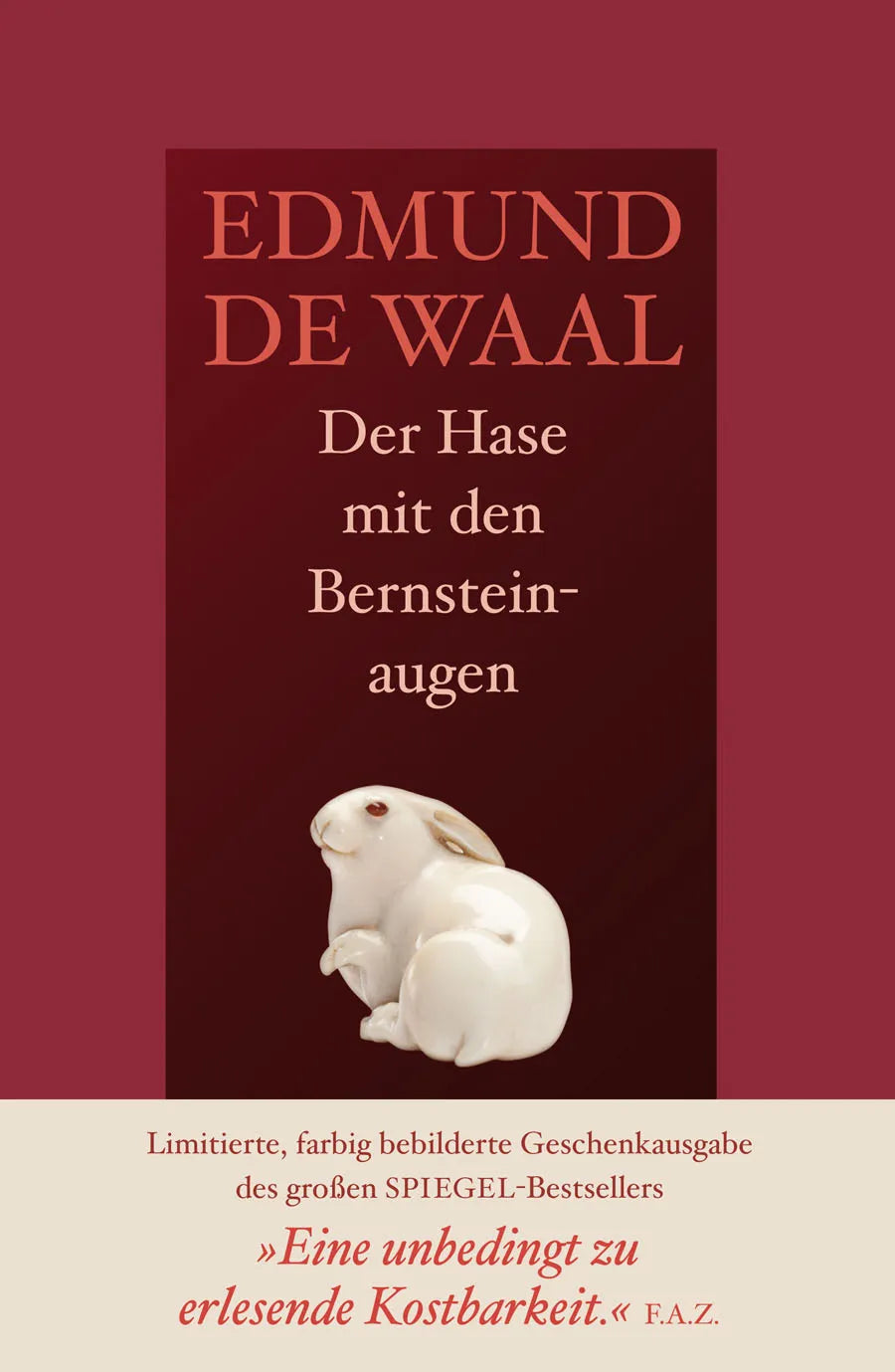 Buchcover von 'Der Hase mit den Bernsteinaugen' - Gebundene Ausgabe von Edmund de Waal