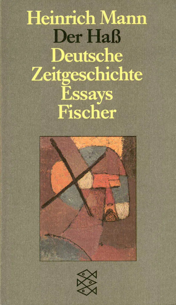 Buchcover von 'Der Haß' - Taschenbuch von Heinrich Mann