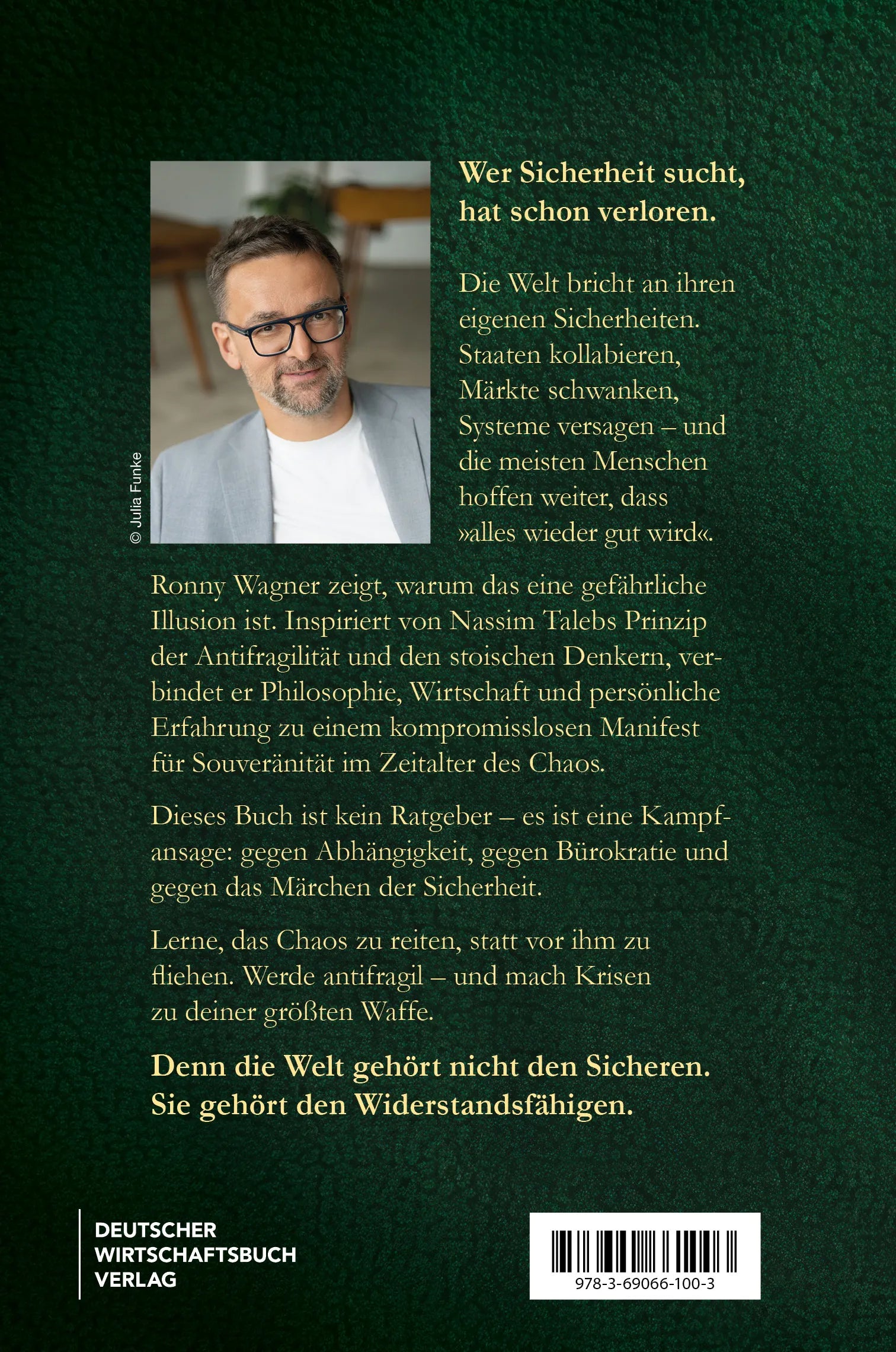 Rückseite: Der Herr der Krisen: die Rückkehr des Unzerstörbaren (Hardcover)