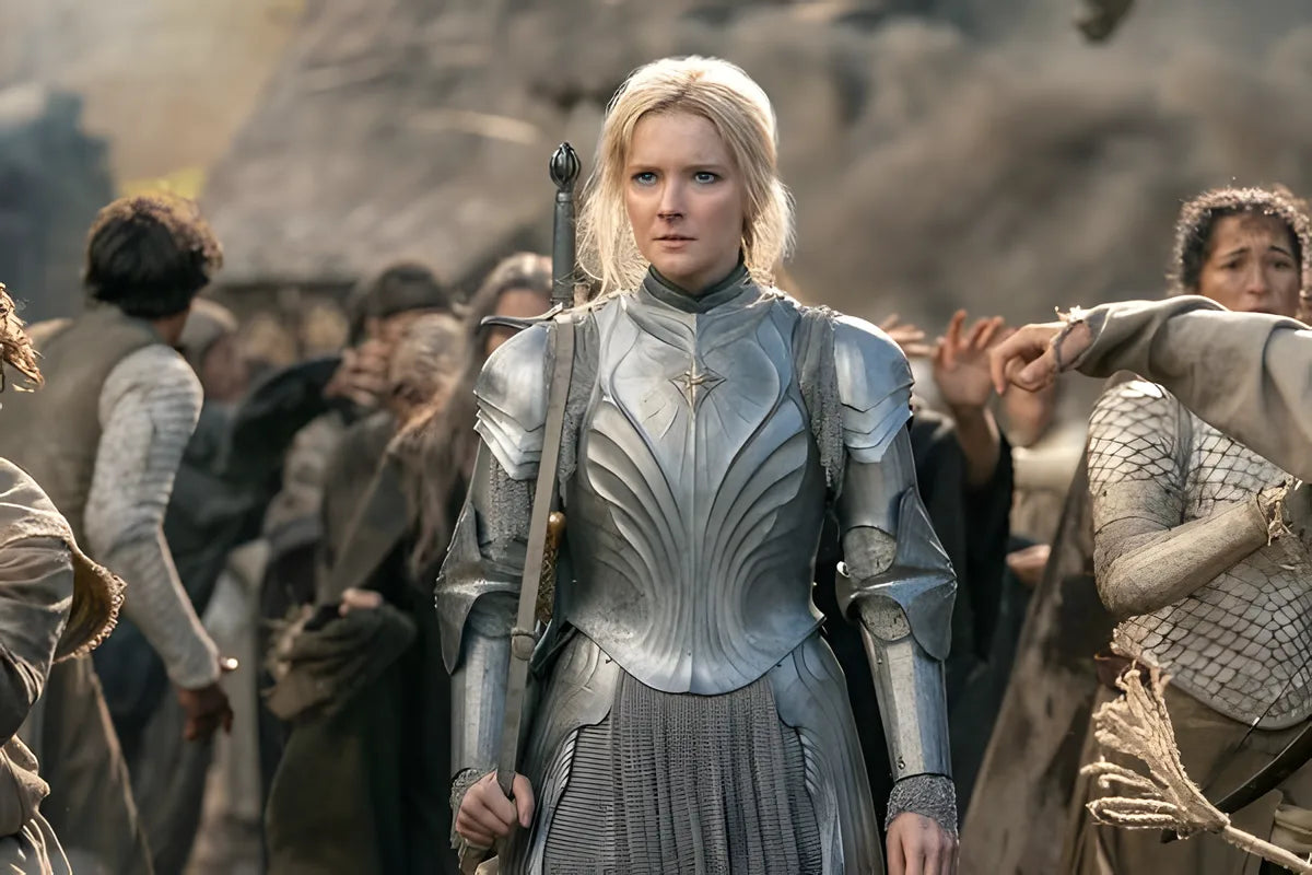 Filmszene 1 aus Der Herr der Ringe: Die Ringe der Macht - Staffel 1 – Blu-ray. Regie: Charlotte Brändström