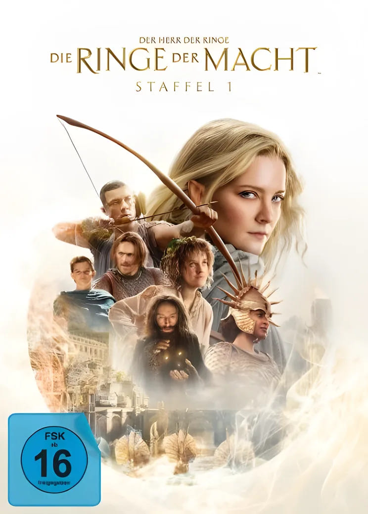 DVD-Cover: Der Herr der Ringe: Die Ringe der Macht - Staffel 1