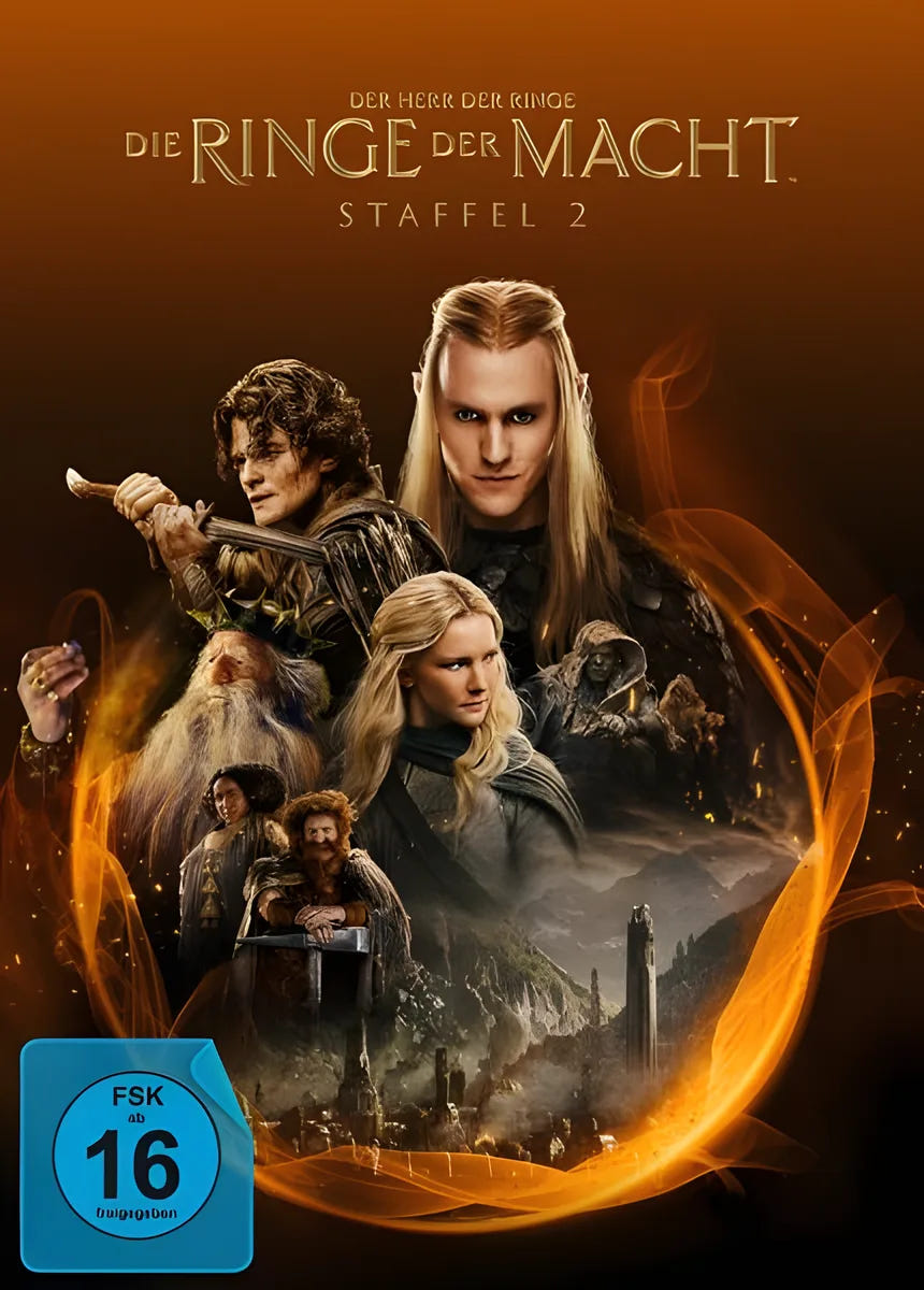 DVD-Cover: Der Herr der Ringe: Die Ringe der Macht - Staffel 2