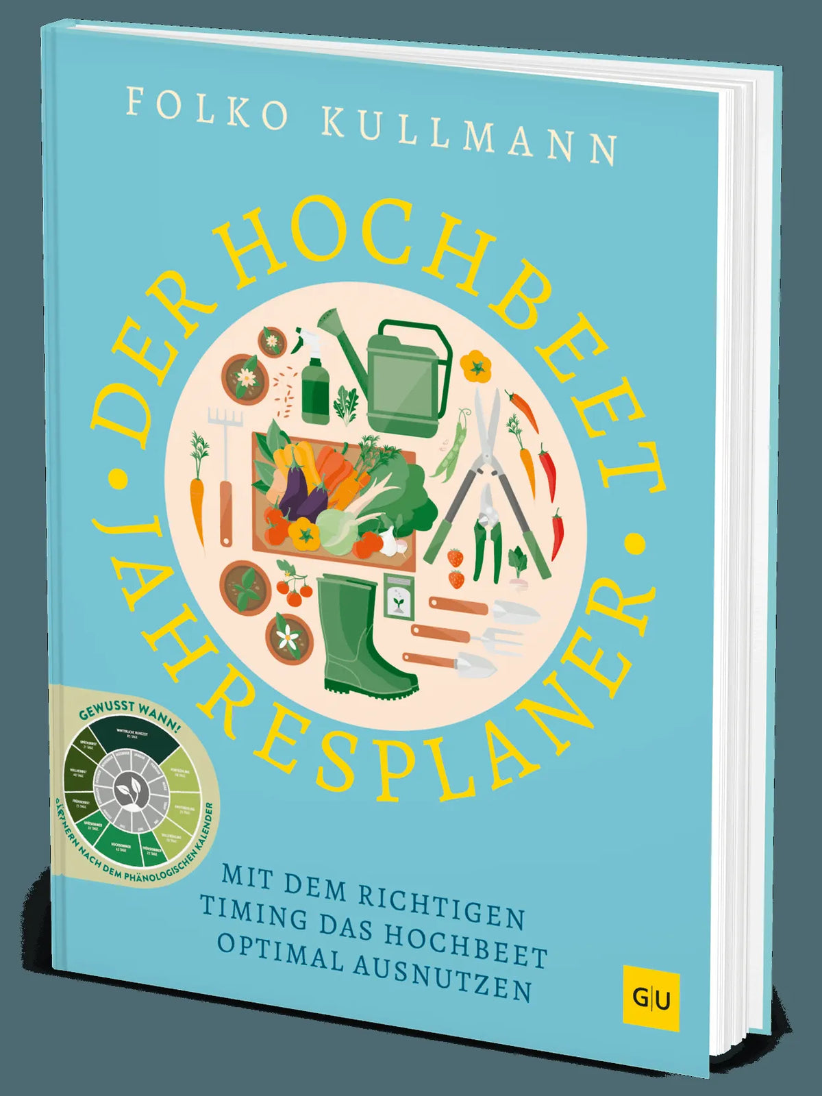 Cover: Der Hochbeet-Jahresplaner (Hardcover) von Folko Kullmann