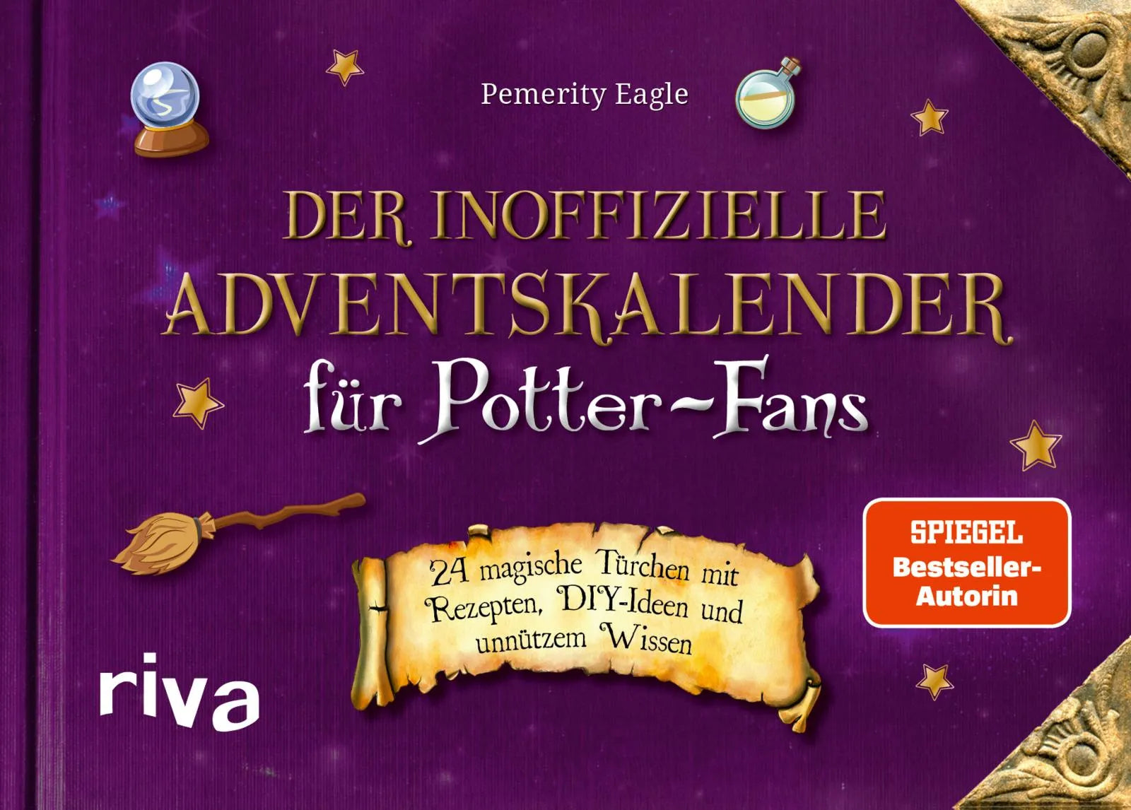 Buchcover von 'Der inoffizielle Adventskalender für Potter-Fans' - Gebundene Ausgabe von Pemerity Eagle