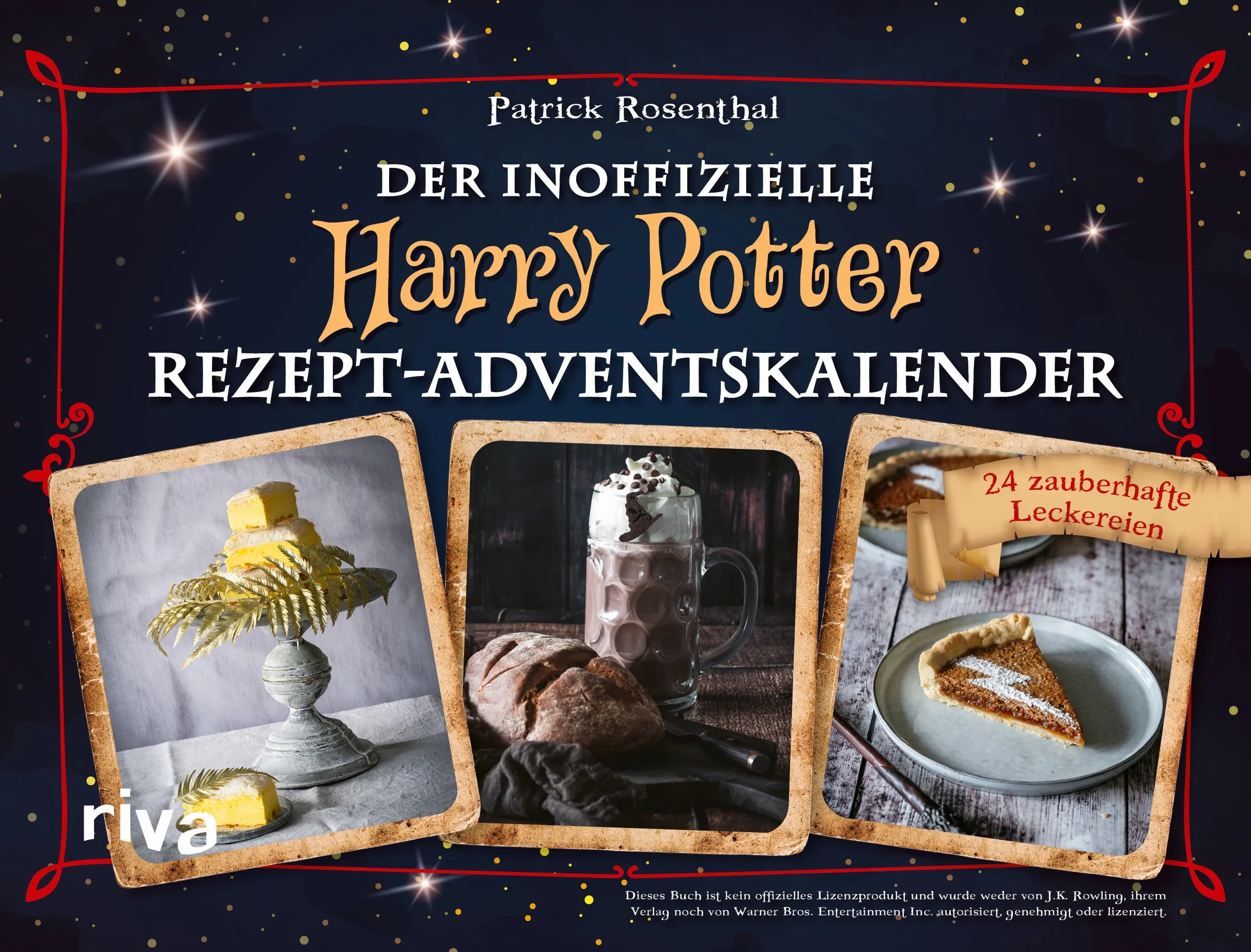 Buchcover von 'Der inoffizielle Harry-Potter-Rezept-Adventskalender. Hardcover-Ausgabe' - Gebundene Ausgabe von Patrick Rosenthal