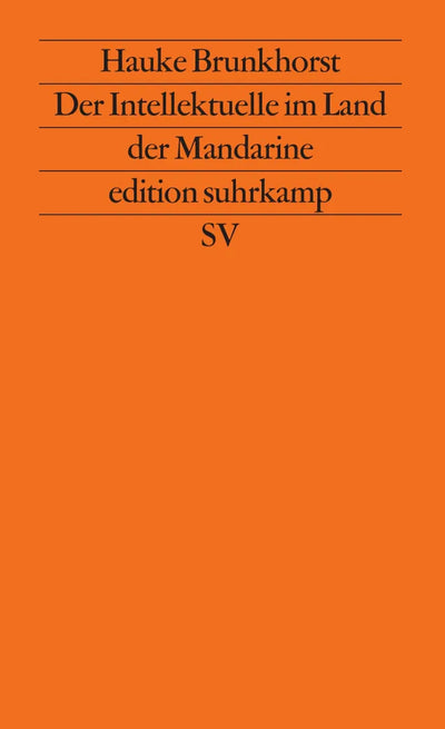 Der Intellektuelle im Land der Mandarine