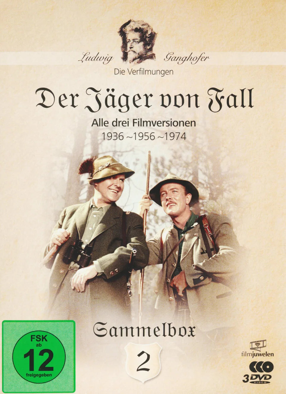 Der Jäger von Fall - Die Ganghofer...Box2 [3DVD] - DVD