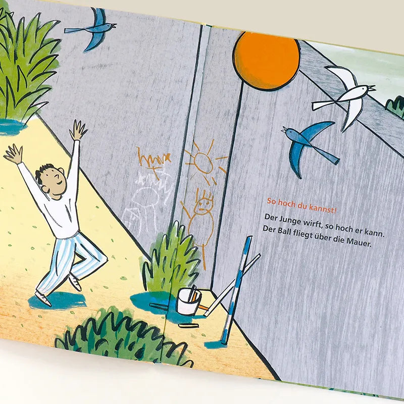 Produktansicht: Der Junge, der Ball und die Mauer (Gebundene Ausgabe)