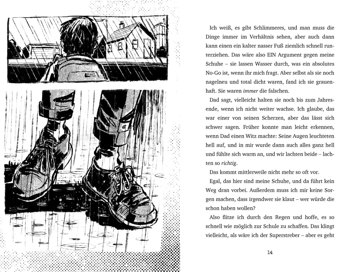 Detailansicht: Der Junge in den falschen Schuhen (Hardcover)