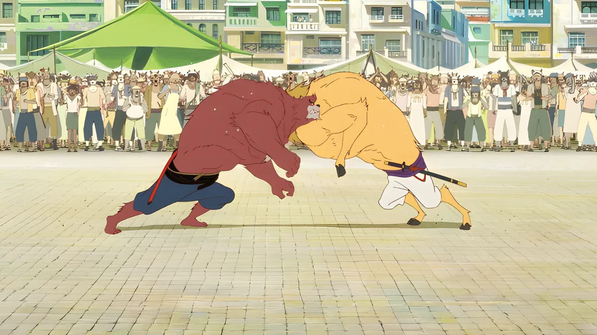 Filmszene 1 aus Der Junge und das Biest (Limitiertes Steelbook) – 4K UHD Blu-ray. Regie: Mamoru Hosoda