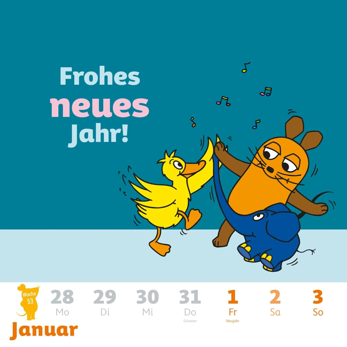 Der Kalender mit der Maus - Postkartenkalender 2027 – Ansicht