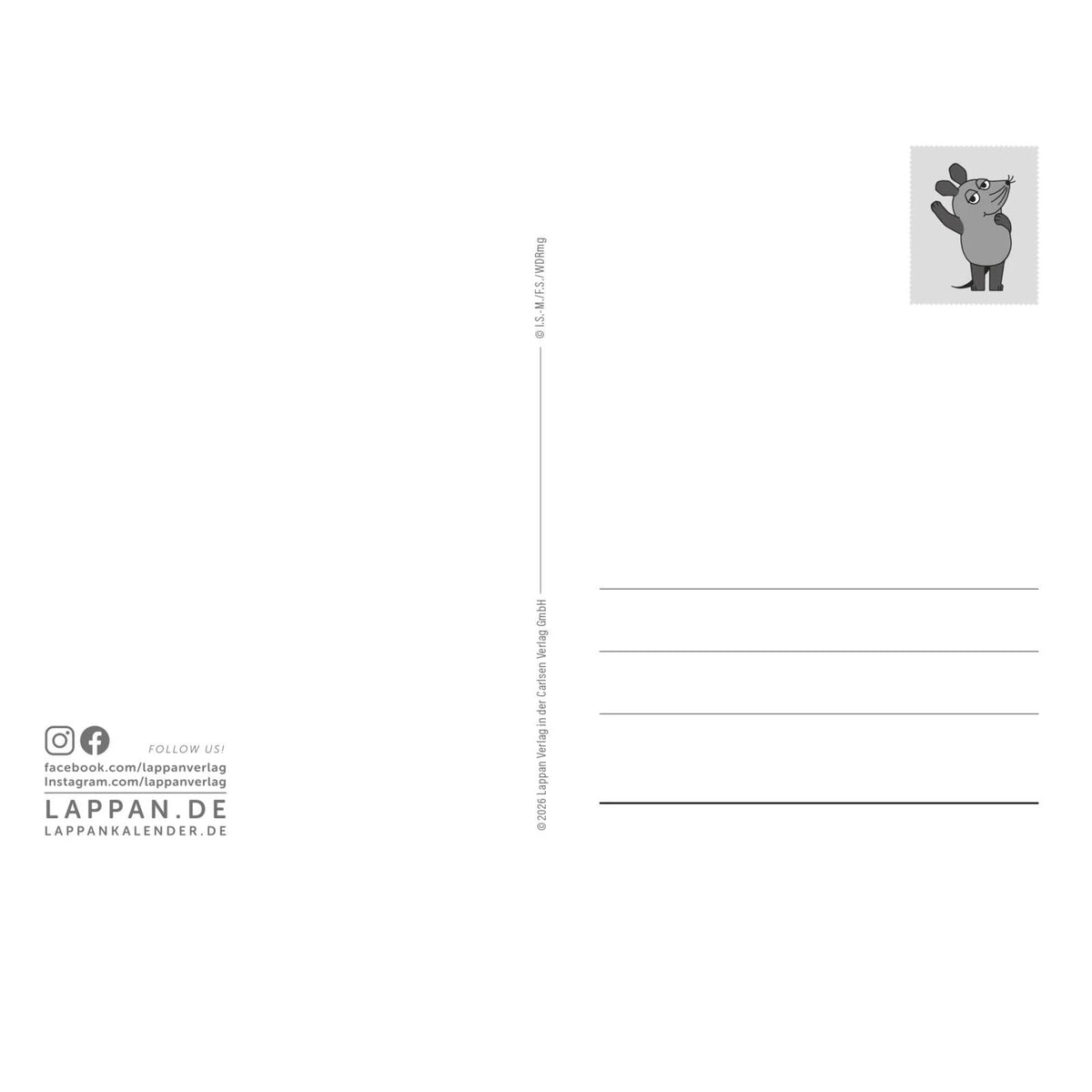 Der Kalender mit der Maus - Postkartenkalender 2027 – Ansicht