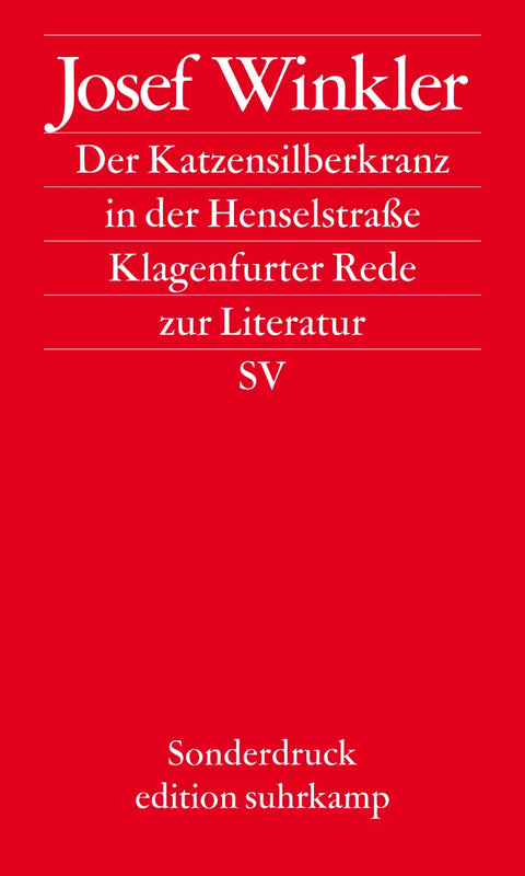 Der Katzensilberkranz in der Henselstraße
