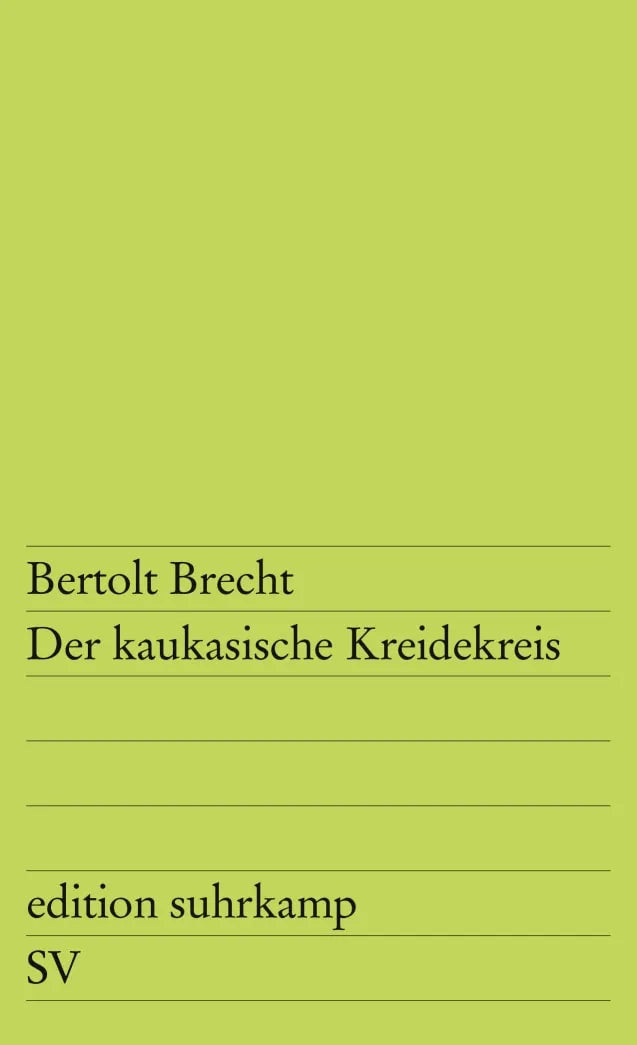 Buchcover von 'Der kaukasische Kreidekreis' - Taschenbuch von Bertolt Brecht