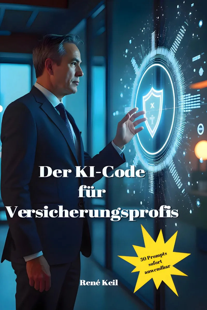 Cover: Der KI-Code für Versicherungsprofis (E-Book) von René Keil