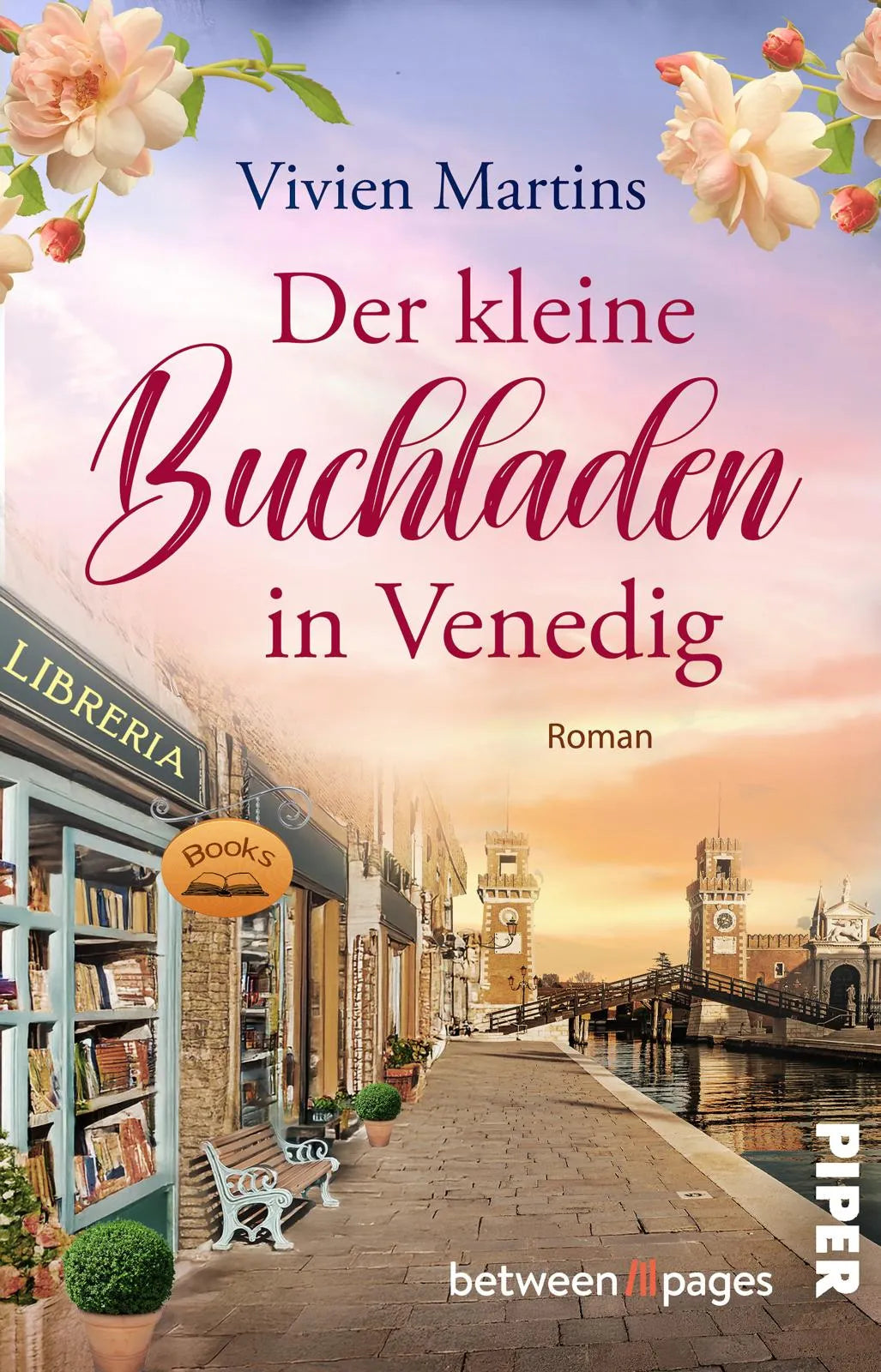 Buchcover von 'Der kleine Buchladen in Venedig' - Taschenbuch von Vivien Martins