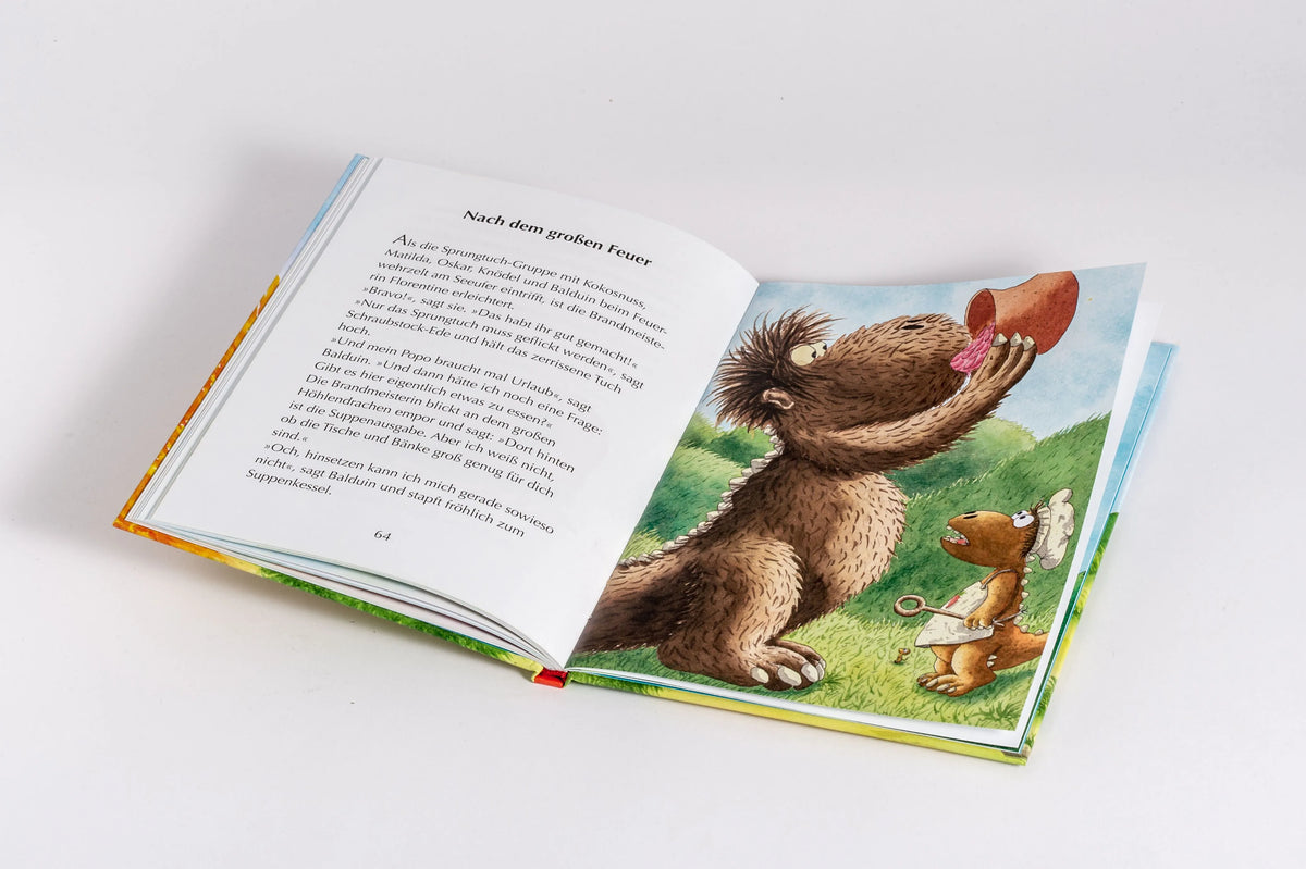 Detailansicht: Der kleine Drache Kokosnuss – Einsatz bei der Feuerwehr (Hardcover)