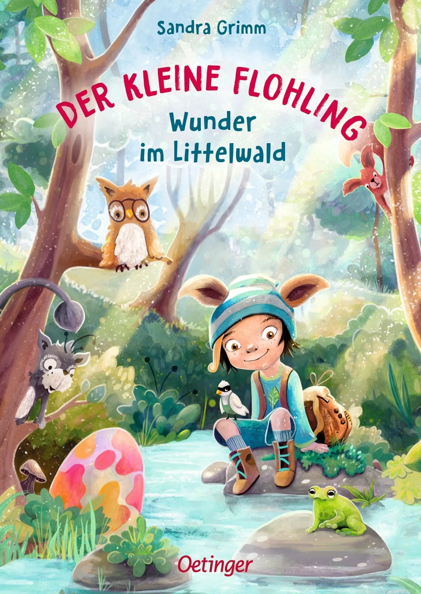 Buchcover von 'Der kleine Flohling 3. Wunder im Littelwald' - Gebundene Ausgabe von Sandra Grimm