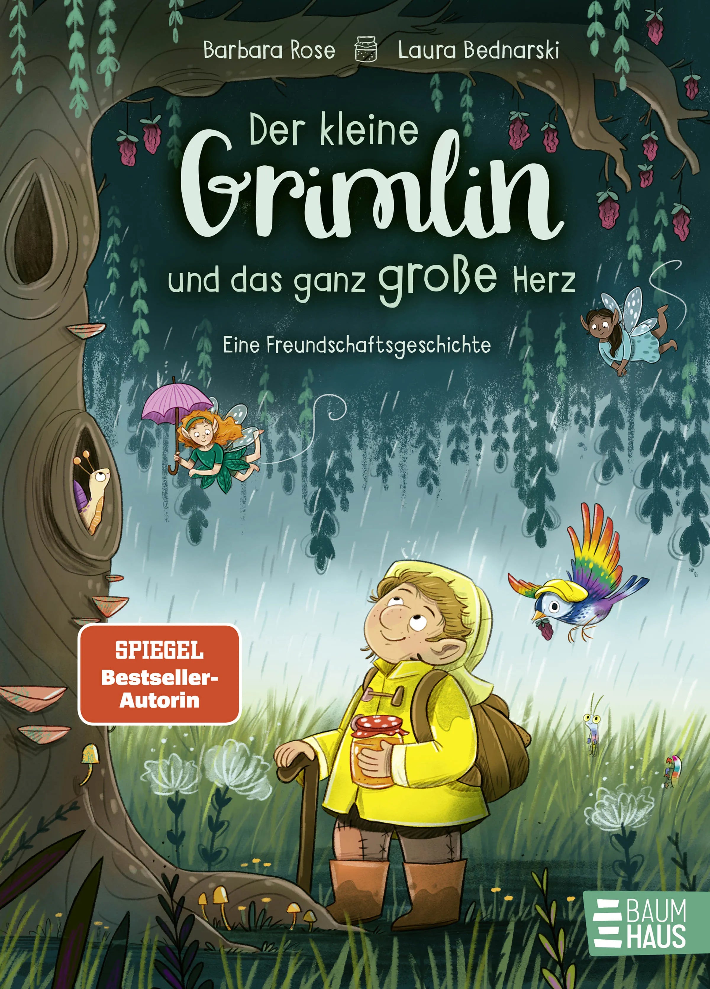 Buchcover von 'Der kleine Grimlin und das ganz große Herz - Eine Freundschaftsgeschichte' - Gebundene Ausgabe von Barbara Rose